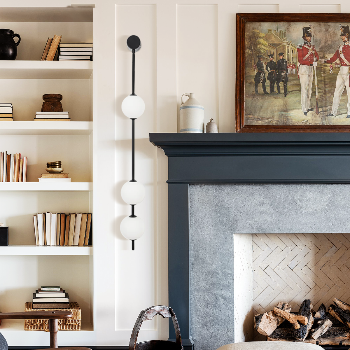 Vertical Balls Wall Sconce - Luxehomezone