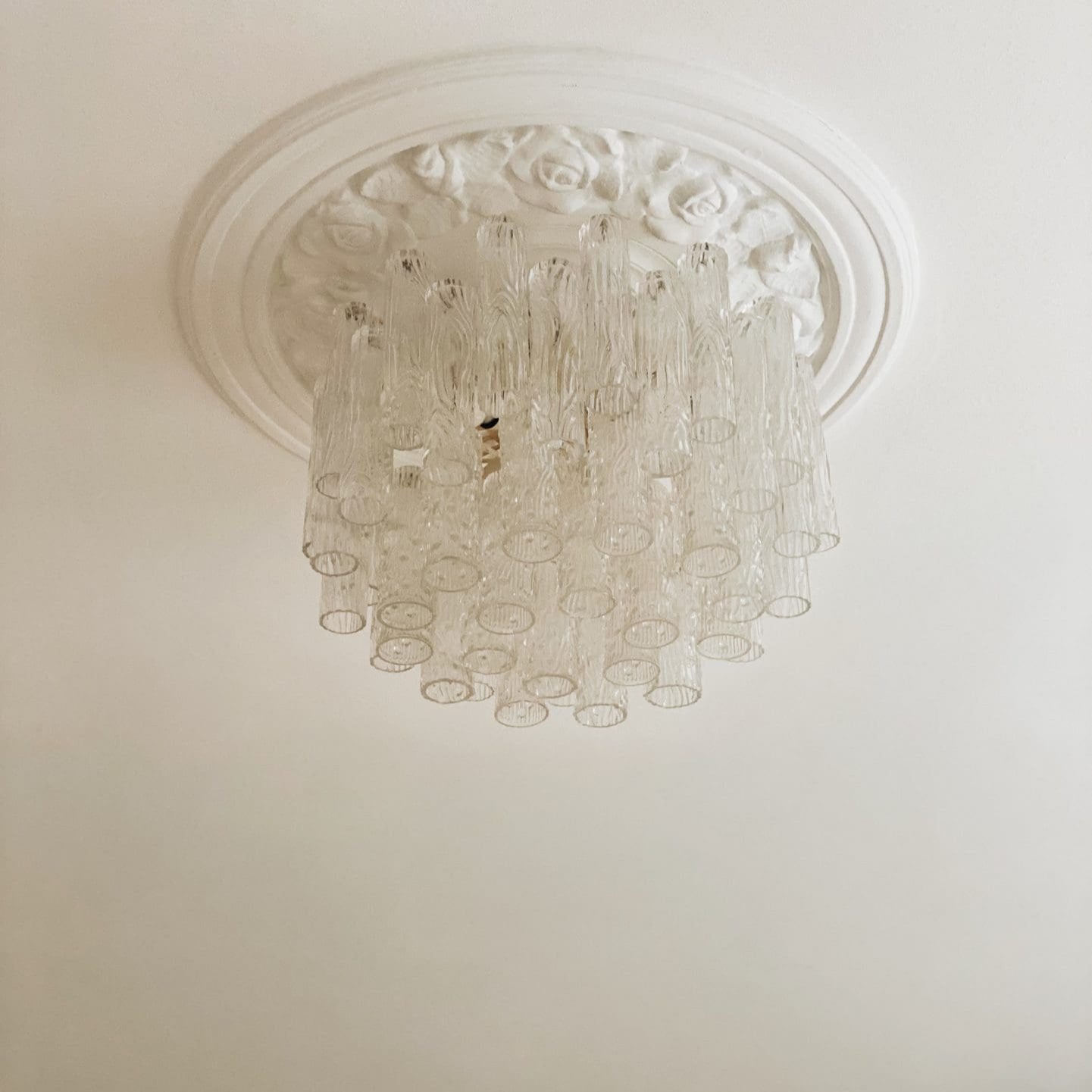 Tronchi Vintage Murano Glass Flushmount 21.7"