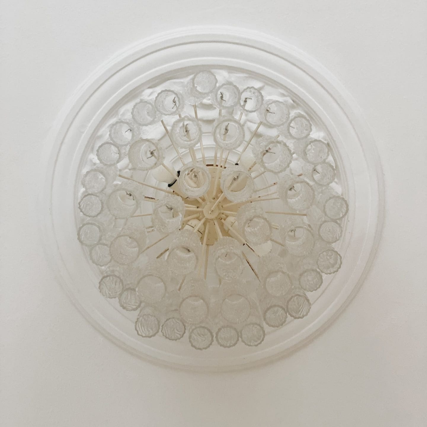 Tronchi Vintage Murano Glass Flushmount 21.7"
