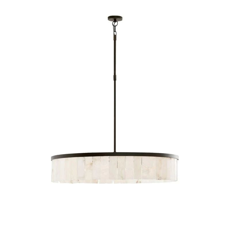 Windham Alabaster Round Chandelier 40"