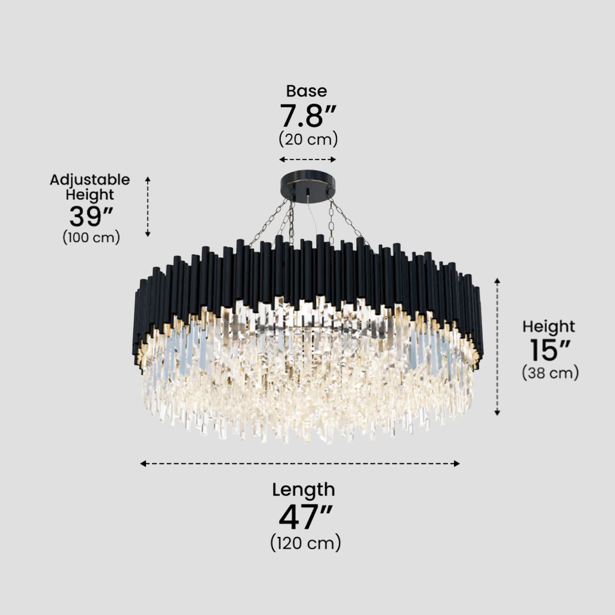 Luxury Crystals Chandelier - Crystals-1-Luxehomezone