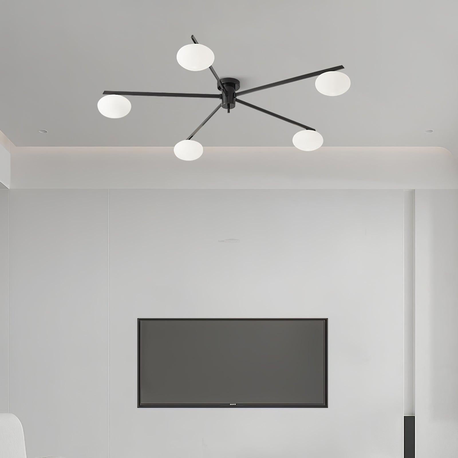 Ceiling Lamp with 3/5/6 heads - Optimized, Semi Flush Mounts-1-Luxehomezone