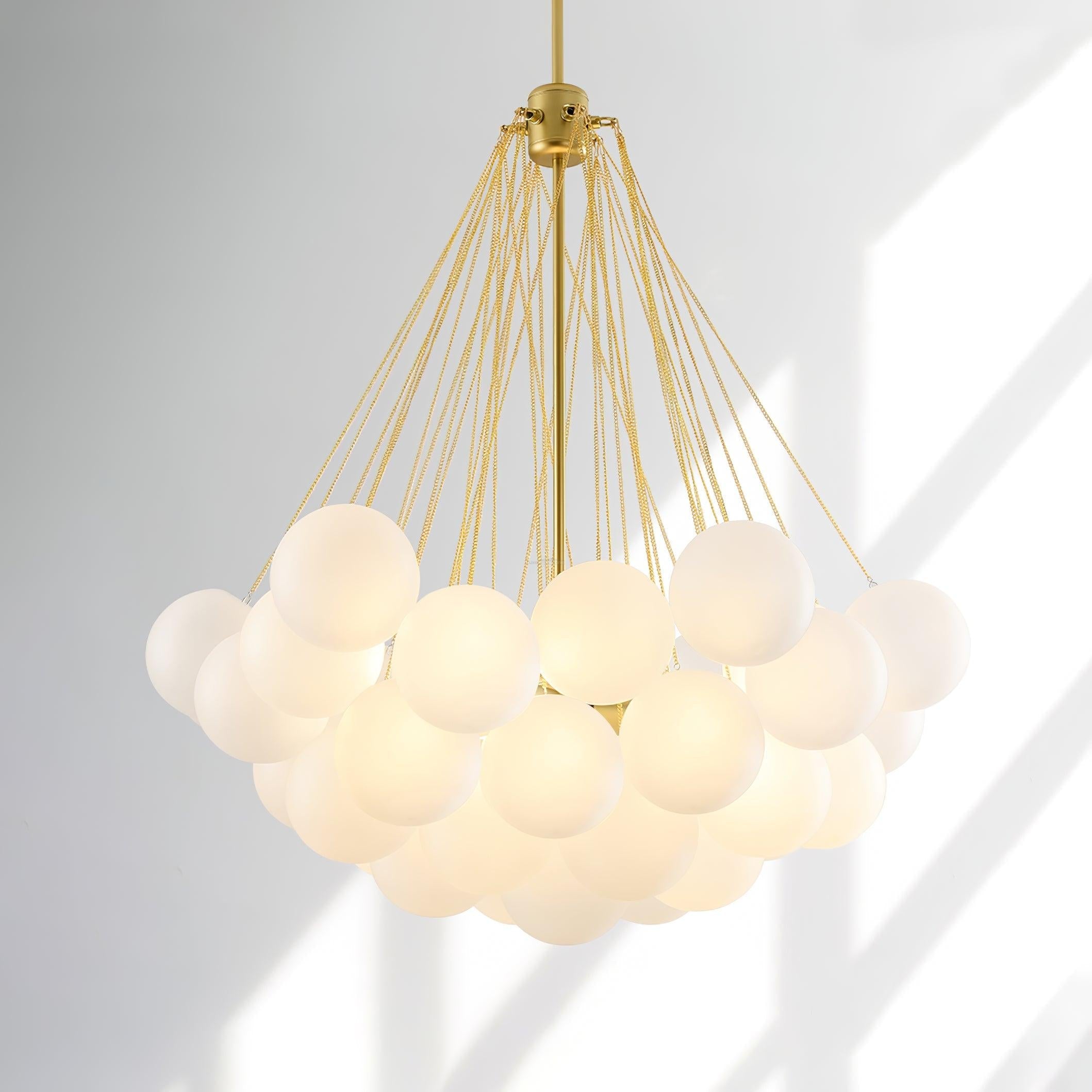 Glass Bubble Chandelier - Bend, chandeliers-1-Luxehomezone