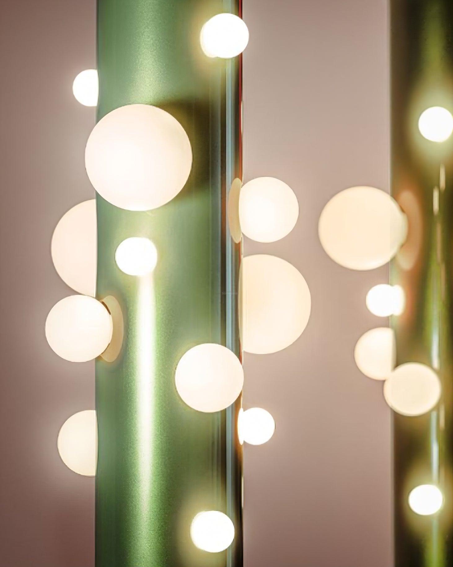 Green Apes Floor Lamp ∅ 11.8″ - Pillar-1-Luxehomezone