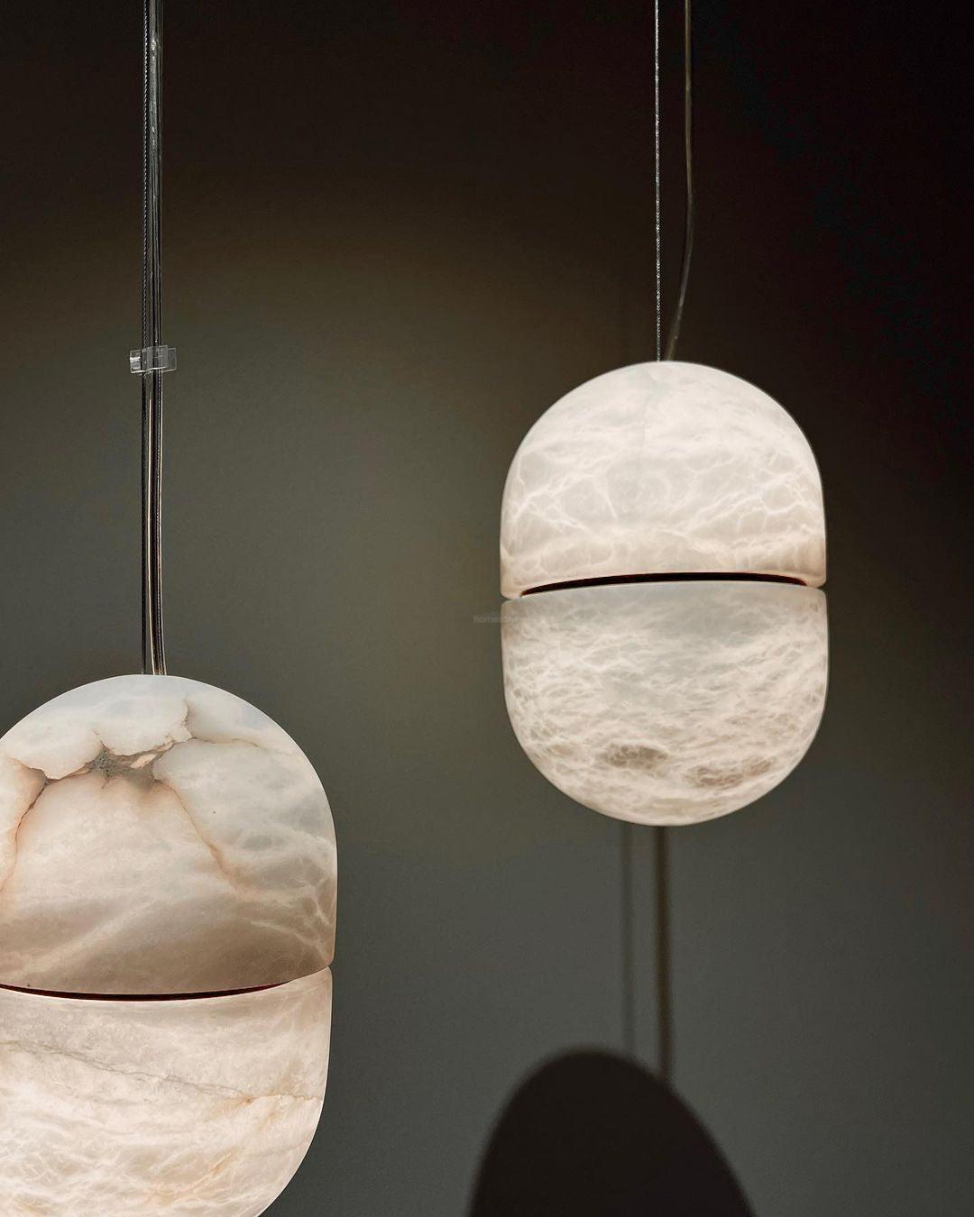 YUM Alabaster Pendant Light - Luxehomezone