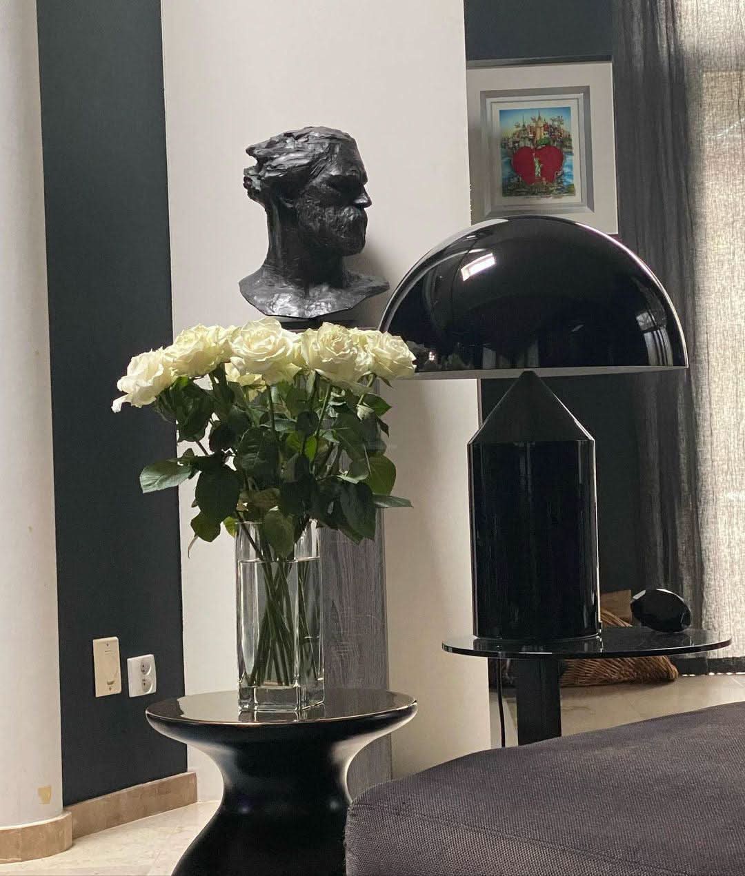Atollo Metal Table Lamp ∅ 9.8″ - Luxehomezone