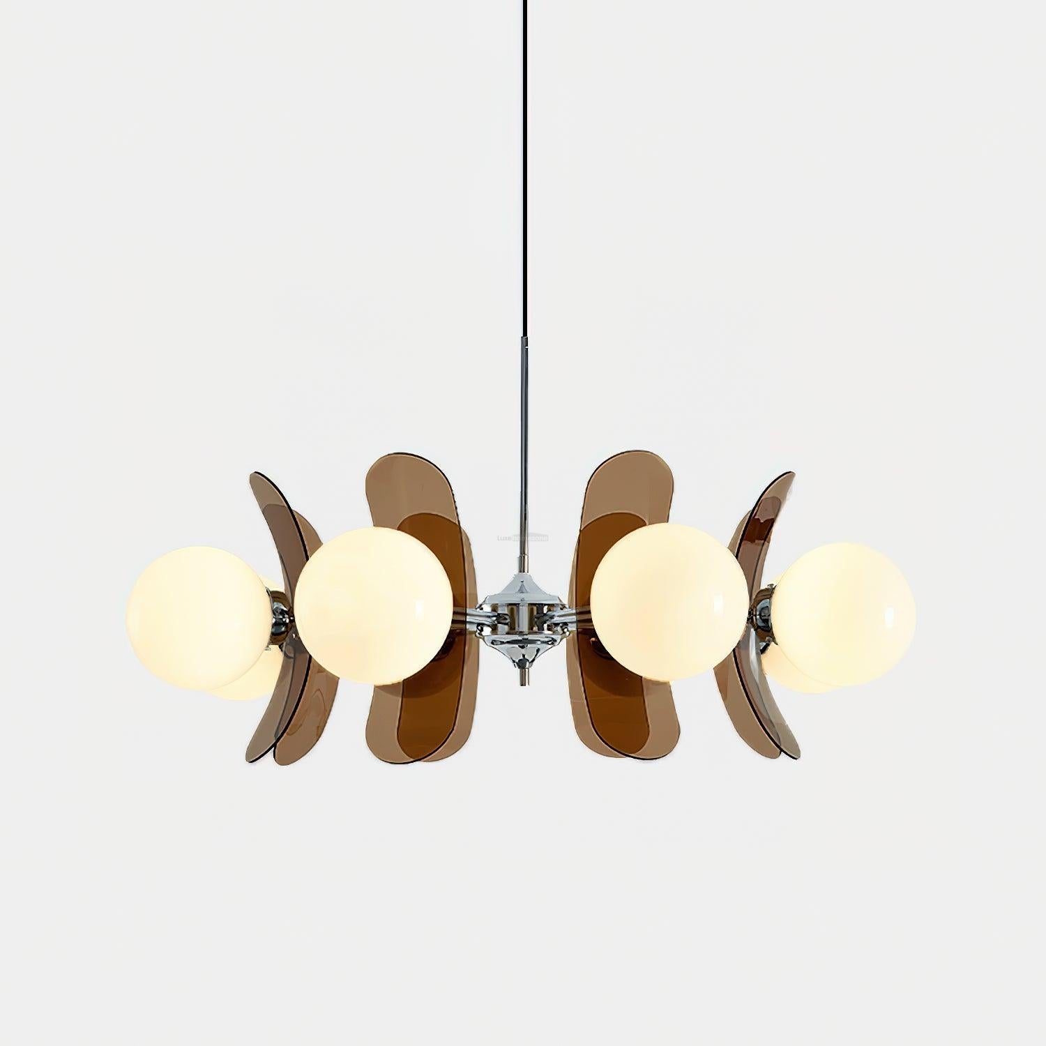 Phosphorescent Chandelier with3/5/6/8 heads - Frown, Optimized-1-Luxehomezone