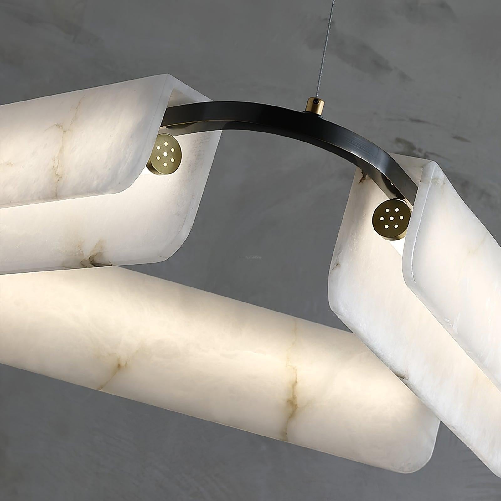 Delia Alabaster Chandelier - Alabaster, Alabaster Chandelier-1-Luxehomezone