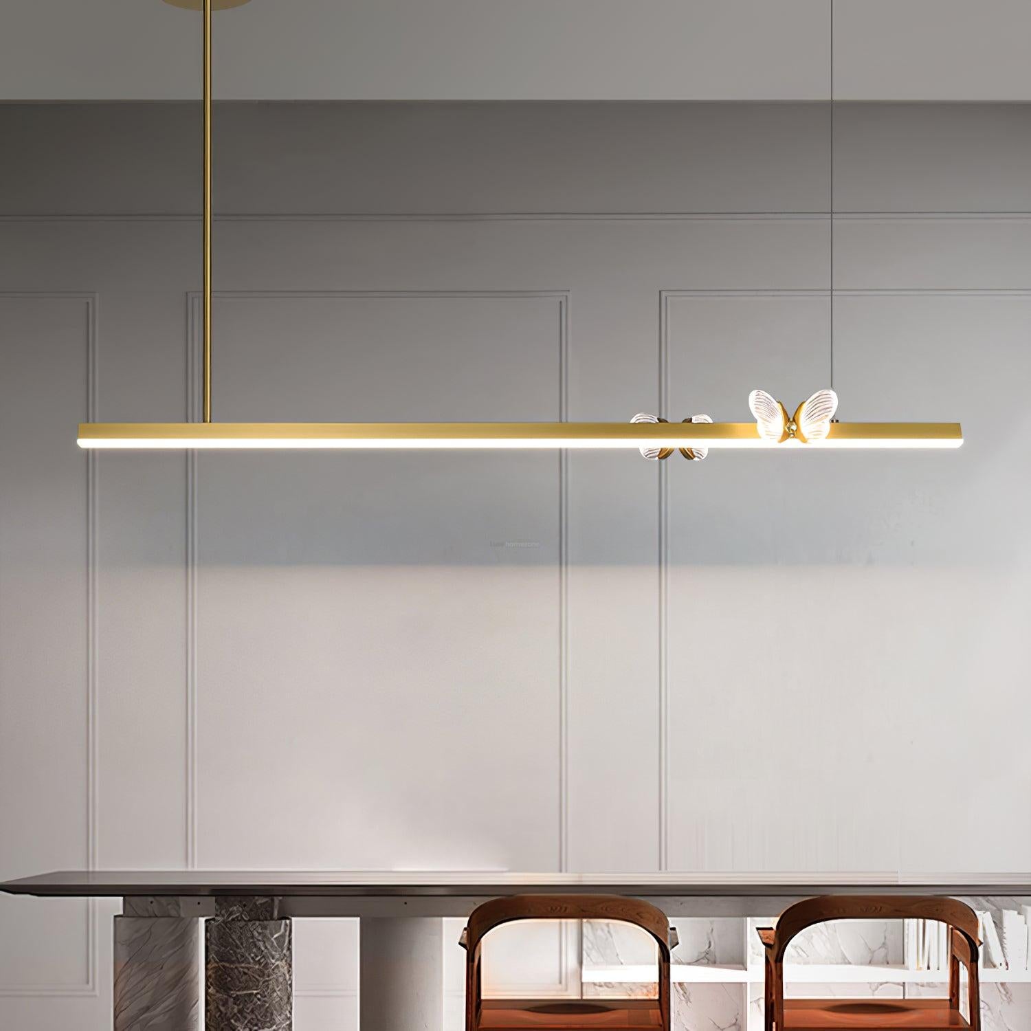 Cohen Butterfly Linear Chandelier - Butterfly-1-Luxehomezone