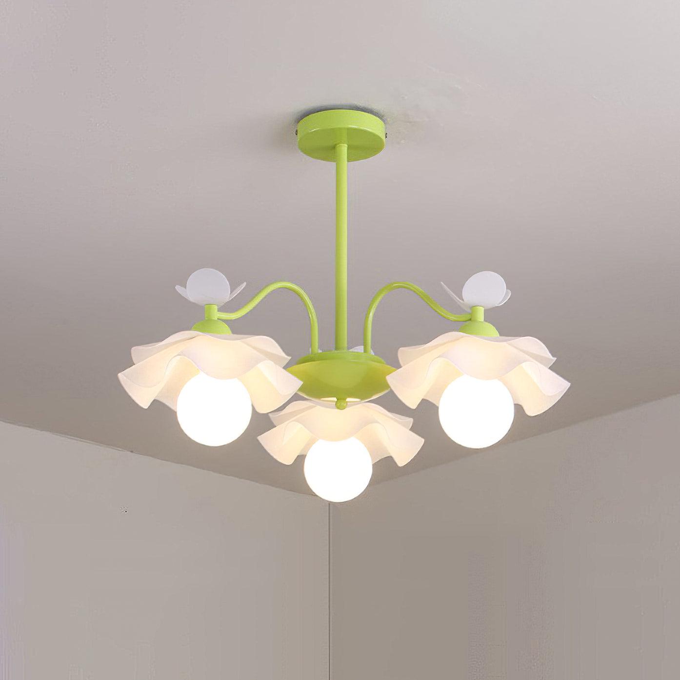 Murano Acrylic Chandelier with 3/5/8 heads - Zahara-1-Luxehomezone