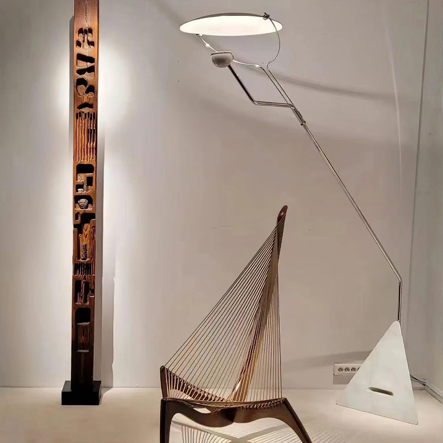 Salocchi Marble Floor Lamp  L 57.1″ - Luxehomezone