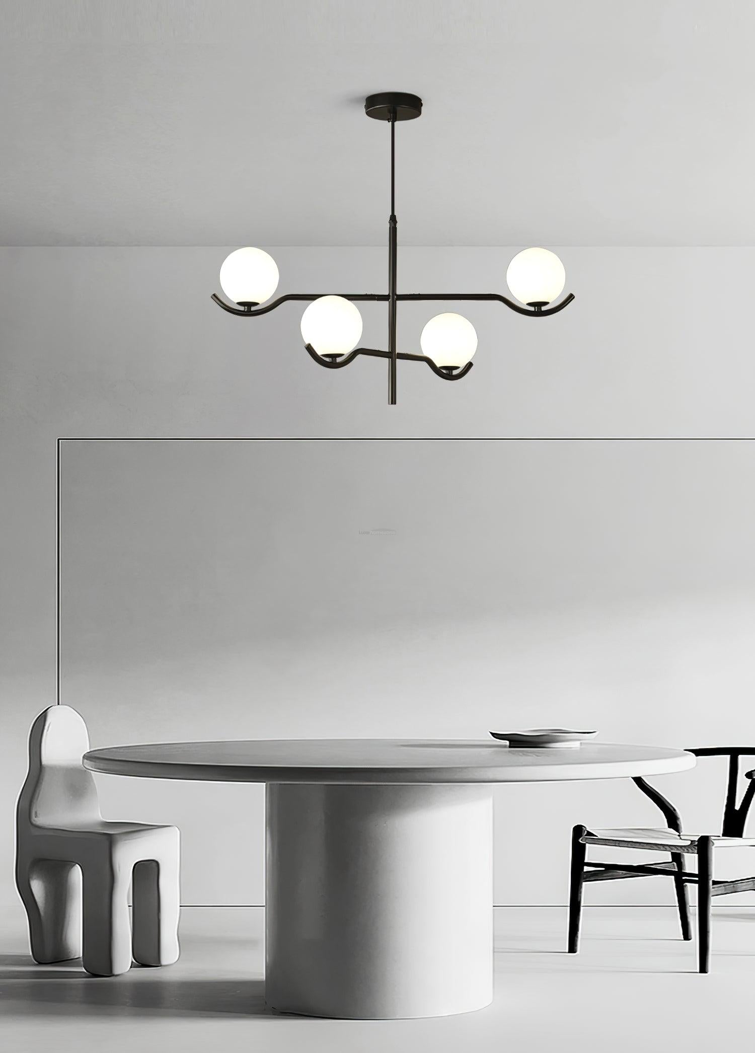Doris Chandelier with 4/6 heads - Frown-1-Luxehomezone