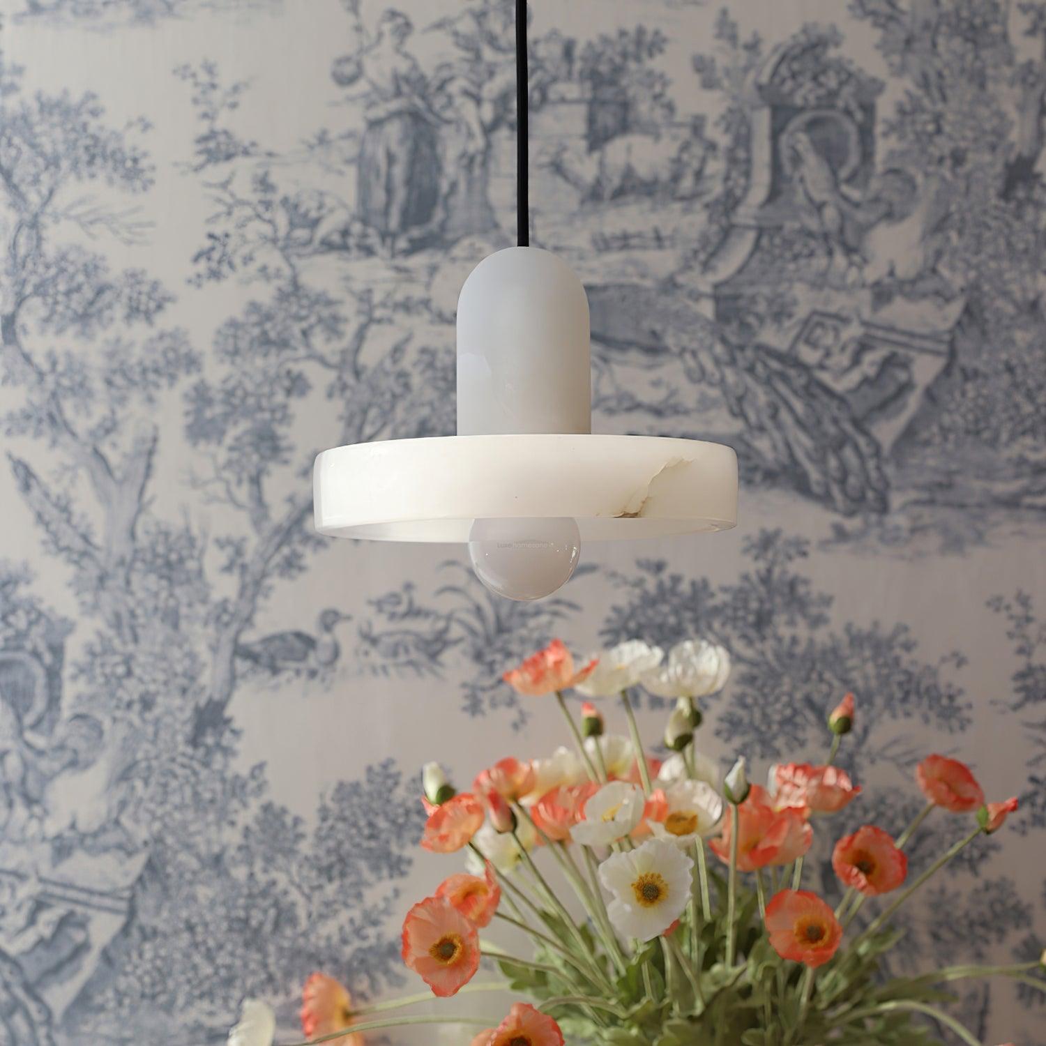 Carrara Pendant Alabaster - Alabaster, Alabaster Pendant-1-Luxehomezone