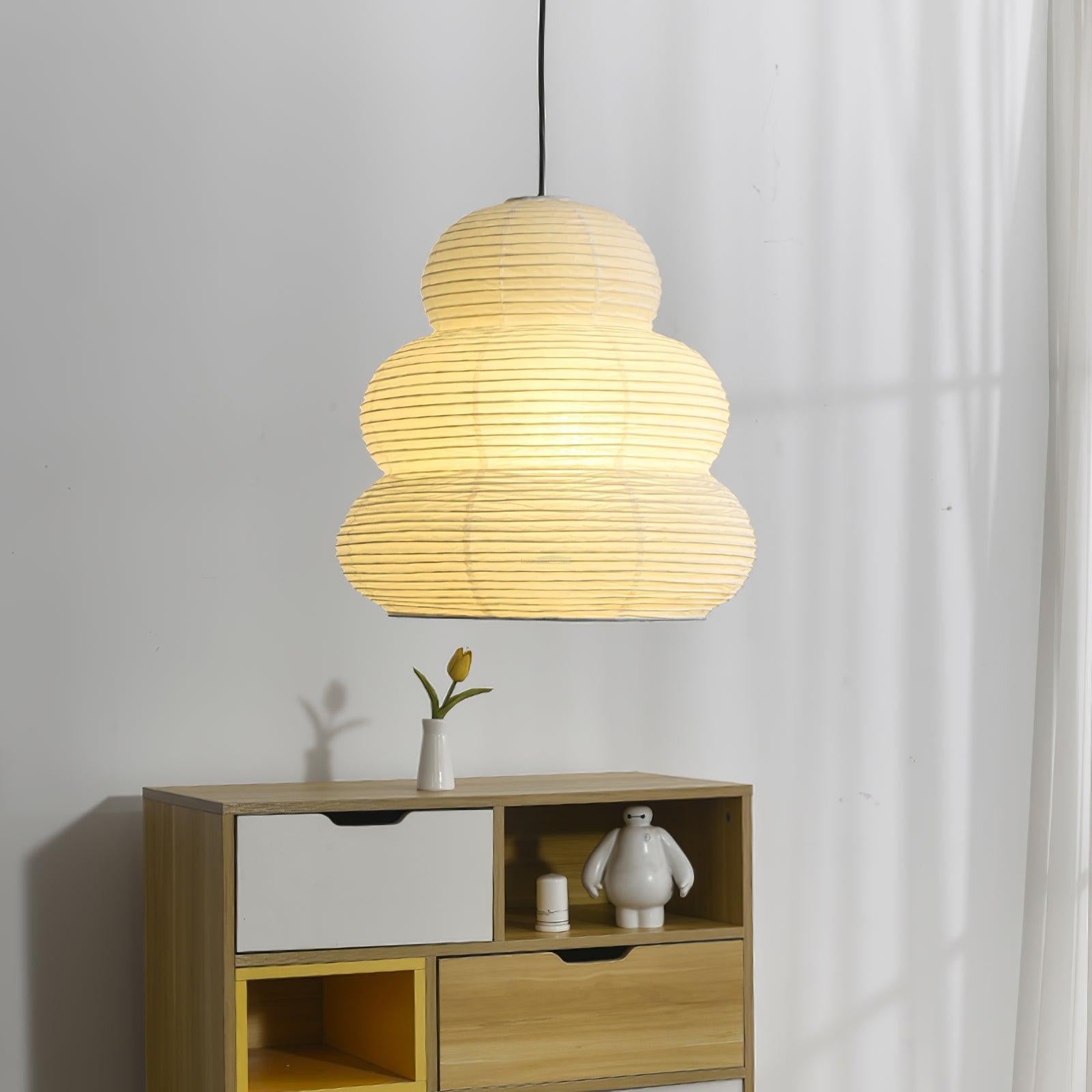 Akari Paper Pendant - Akari, Modern pendant light, Paper-1-Luxehomezone