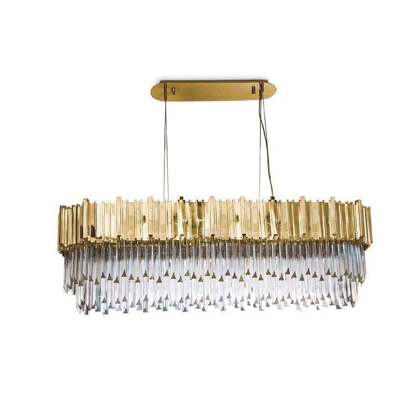 Empire Chandelier ∅ 11.8″ - Crystals-1-Luxehomezone