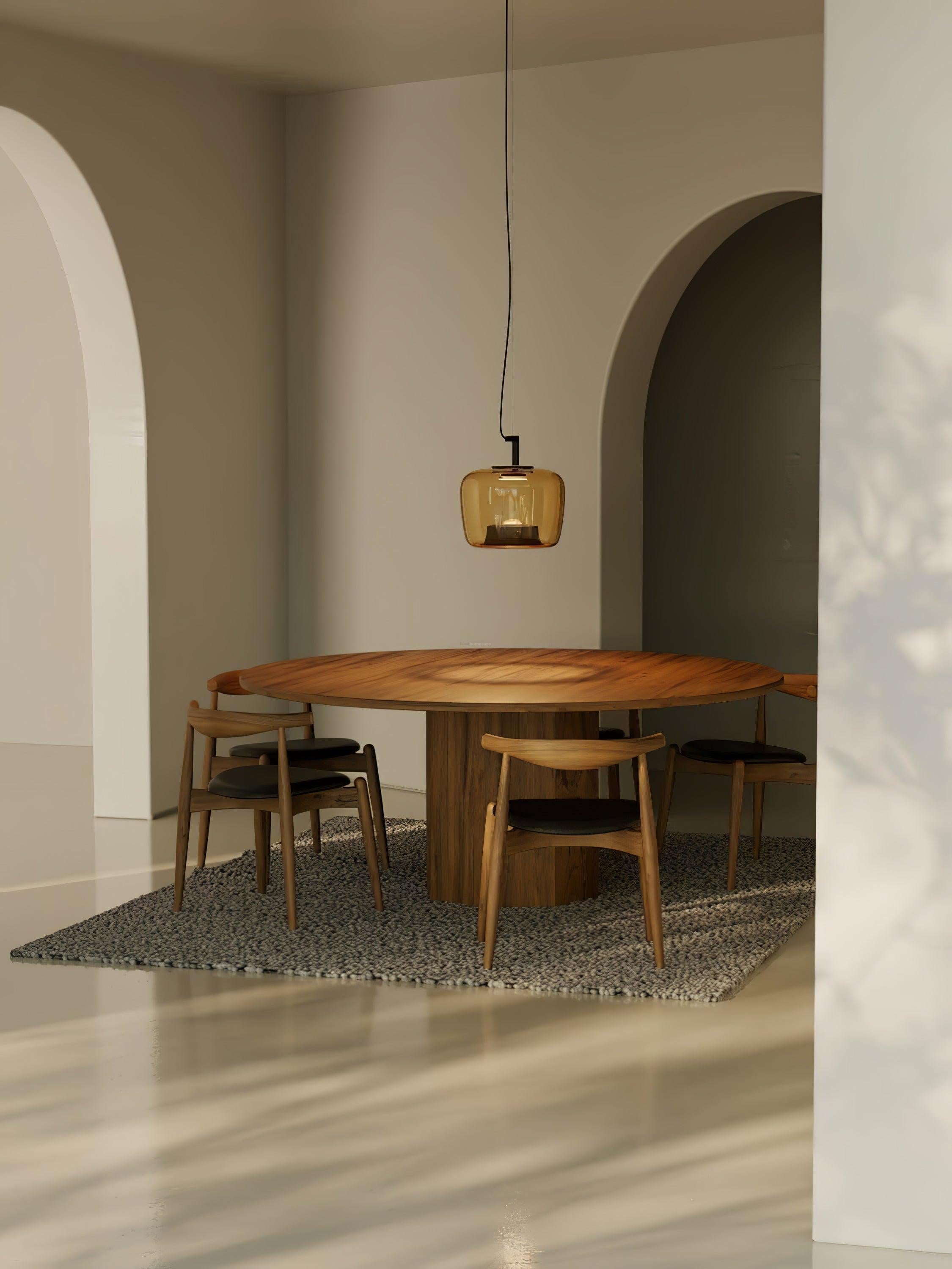 Doppelte Pendant - Art Glass-1-Luxehomezone