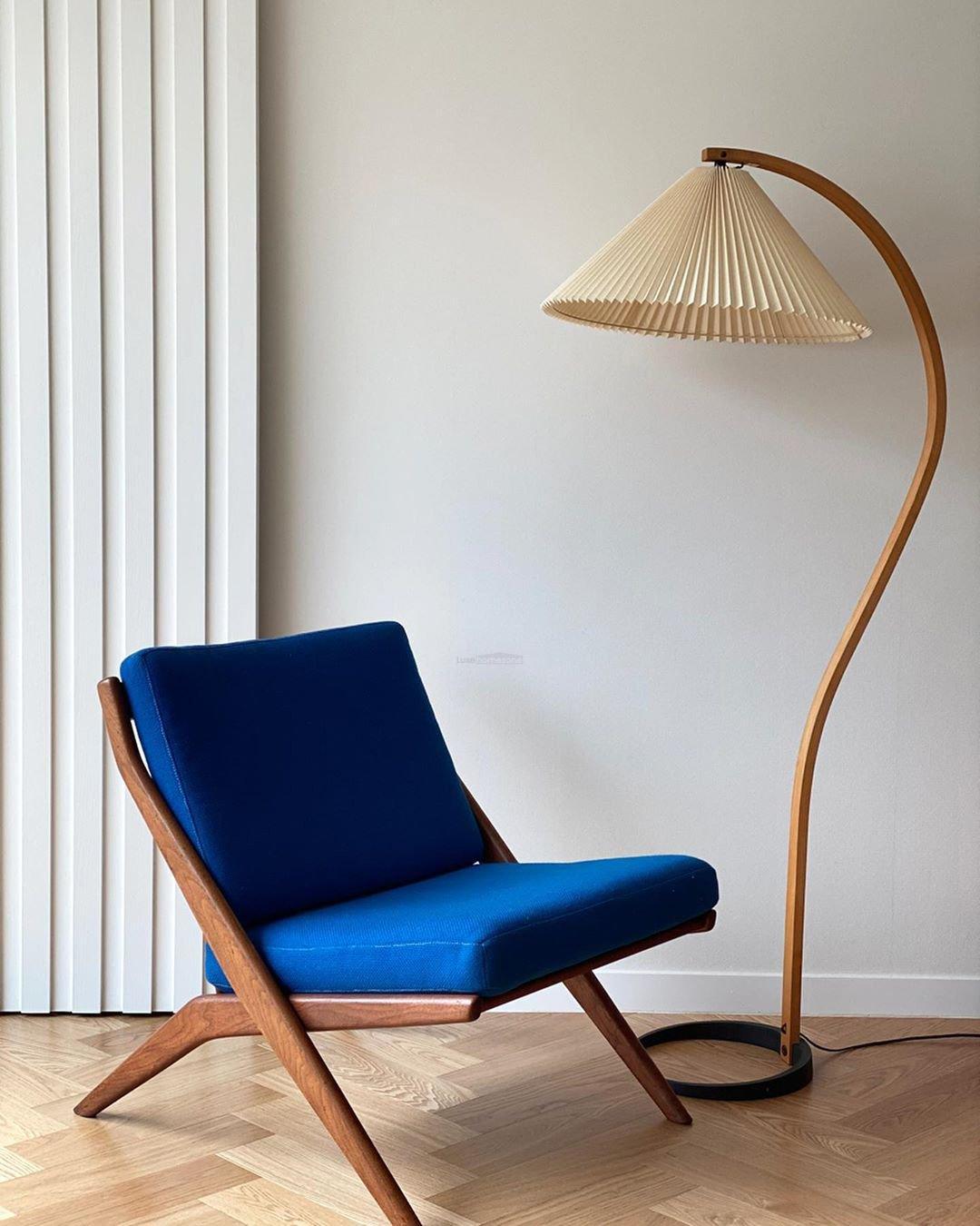 Caprany Floor Lamp - Drapery-1-Luxehomezone