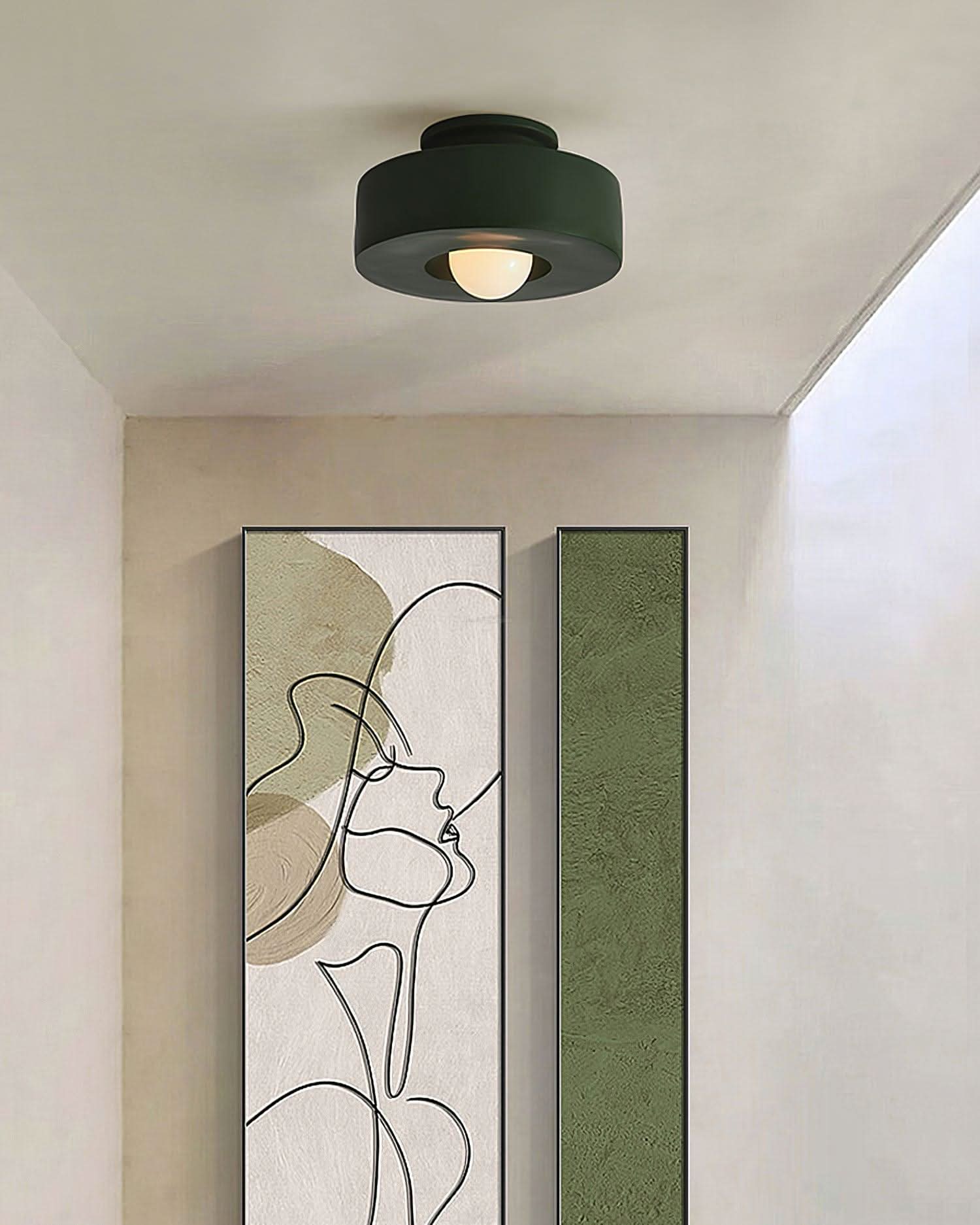 Simon Resin Ceiling Lamp  ∅ 11.8″ - Luxehomezone