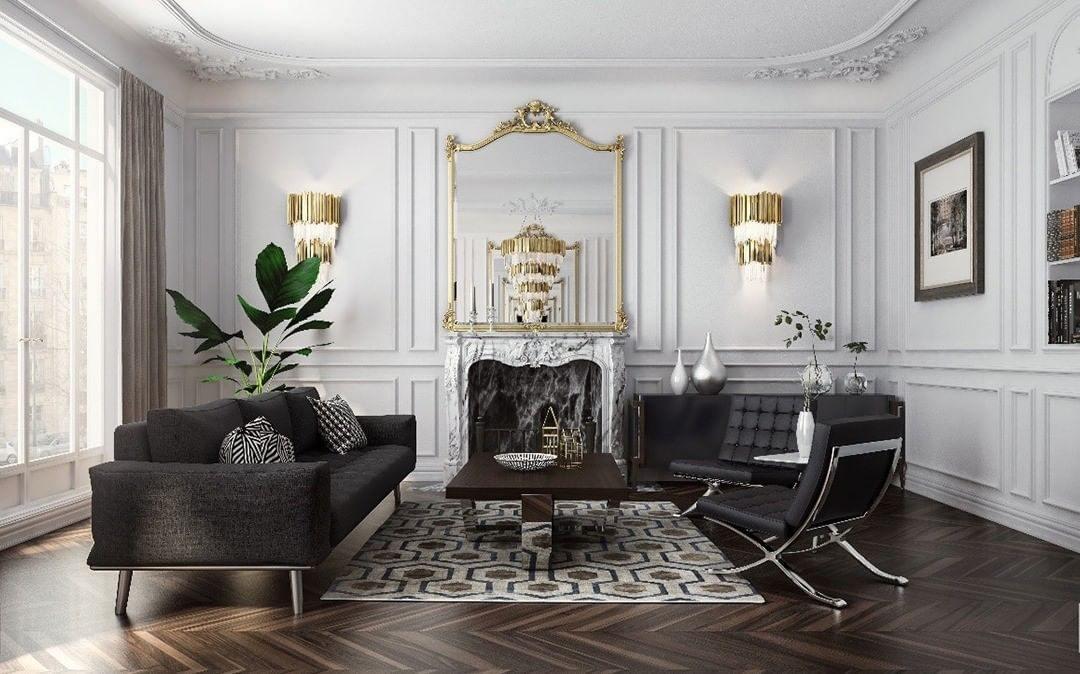 Empire Chandelier ∅ 11.8″ - Crystals-1-Luxehomezone