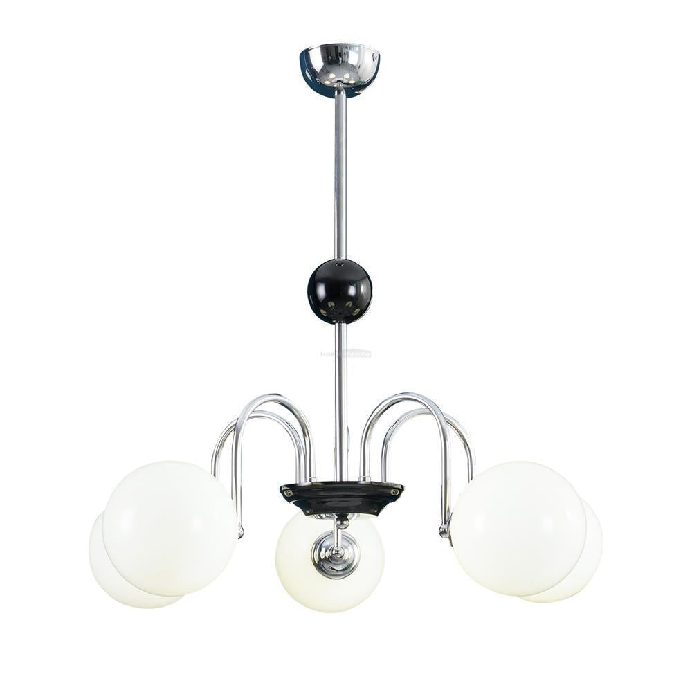 Yisu Glass Globe Chandelier with 3/4/5/6/8 heads - Bend, Marshmallow Chandelier, Optimized-1-Luxehomezone