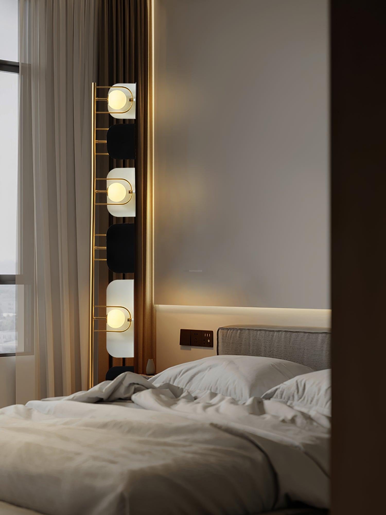 Leagan Floor Lamp  ∅ 11.8″ - Pillar-1-Luxehomezone