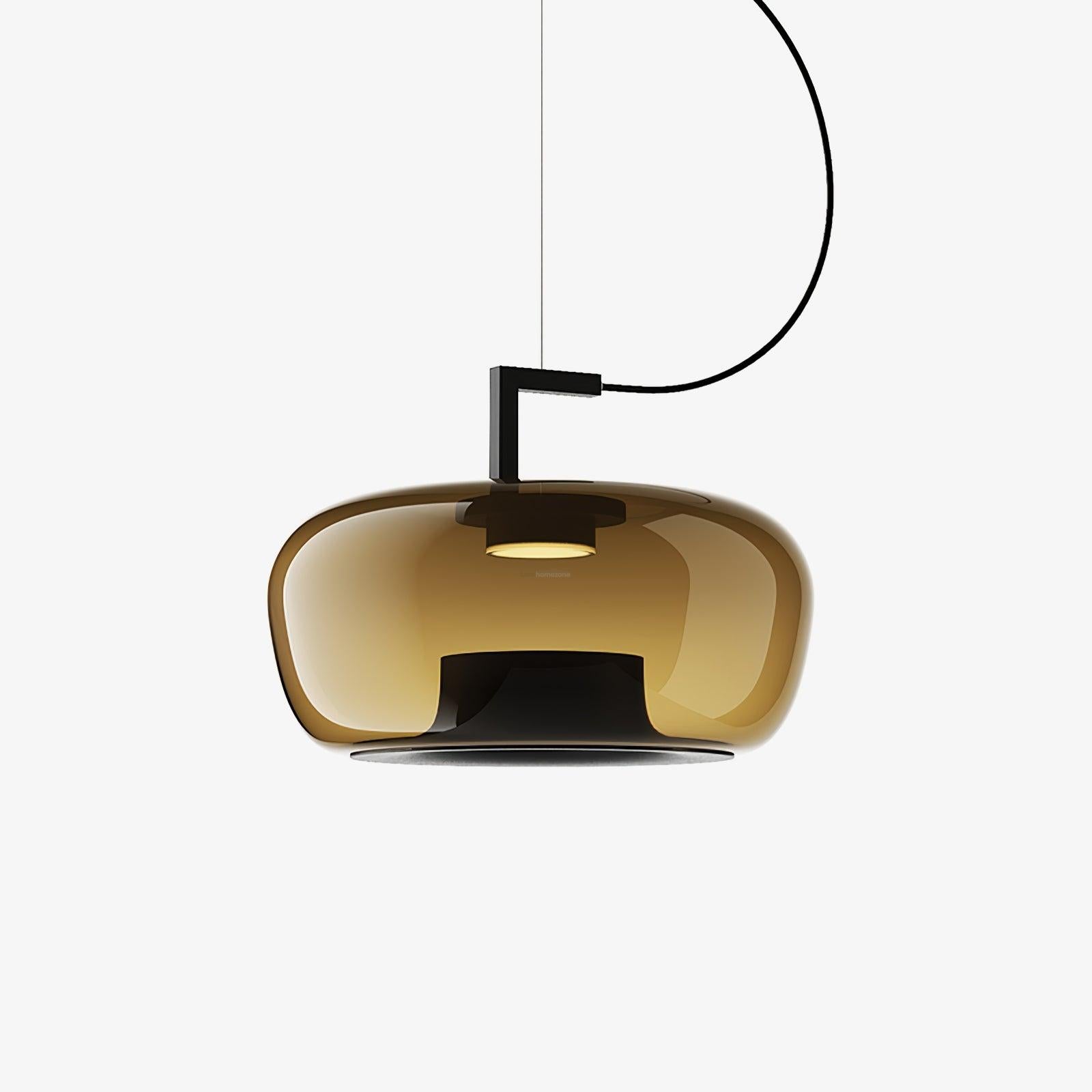 Doppelte Pendant - Art Glass-1-Luxehomezone