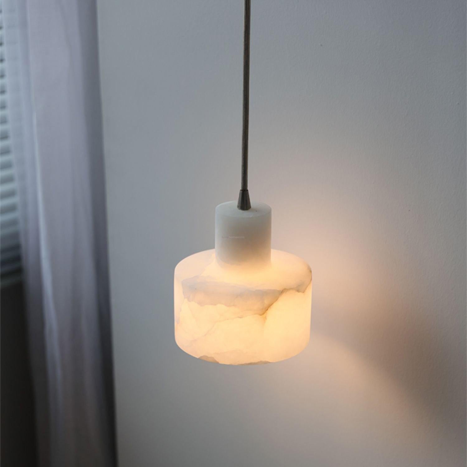 Cyls Pendant Alabaster Light - Luxehomezone