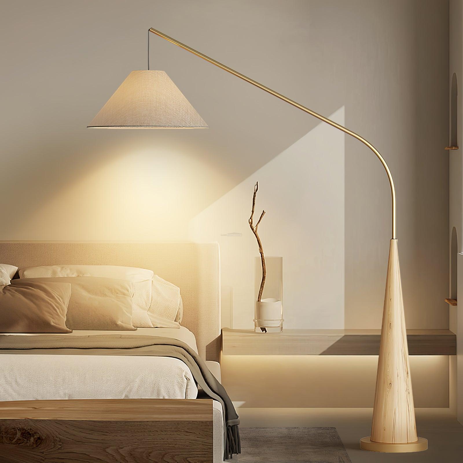 Gibson Arc Floor Lamp L 59.1″ - Bent-1-Luxehomezone