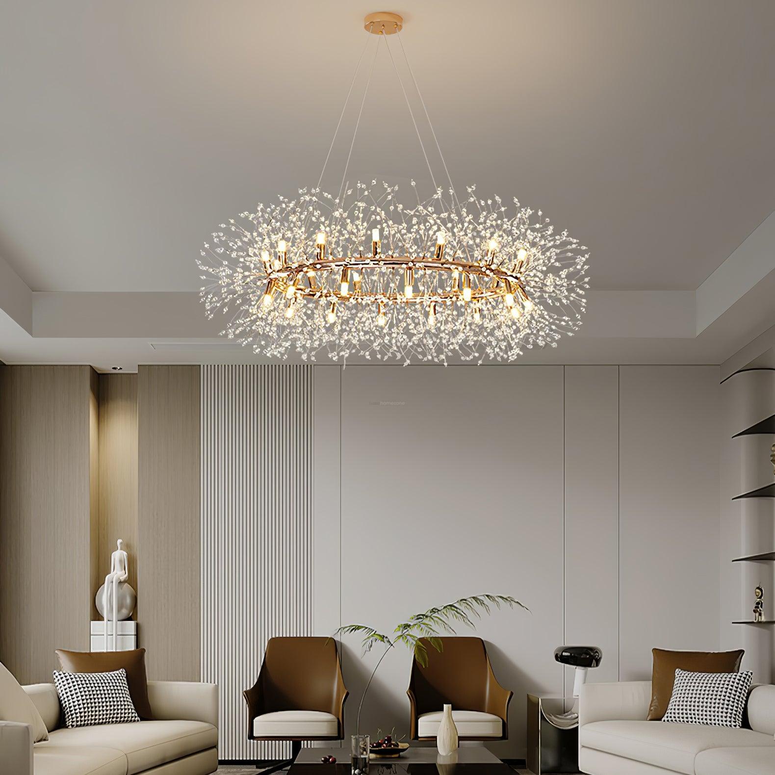 Dandelion Chandelier Bloom - Urchin-1-Luxehomezone