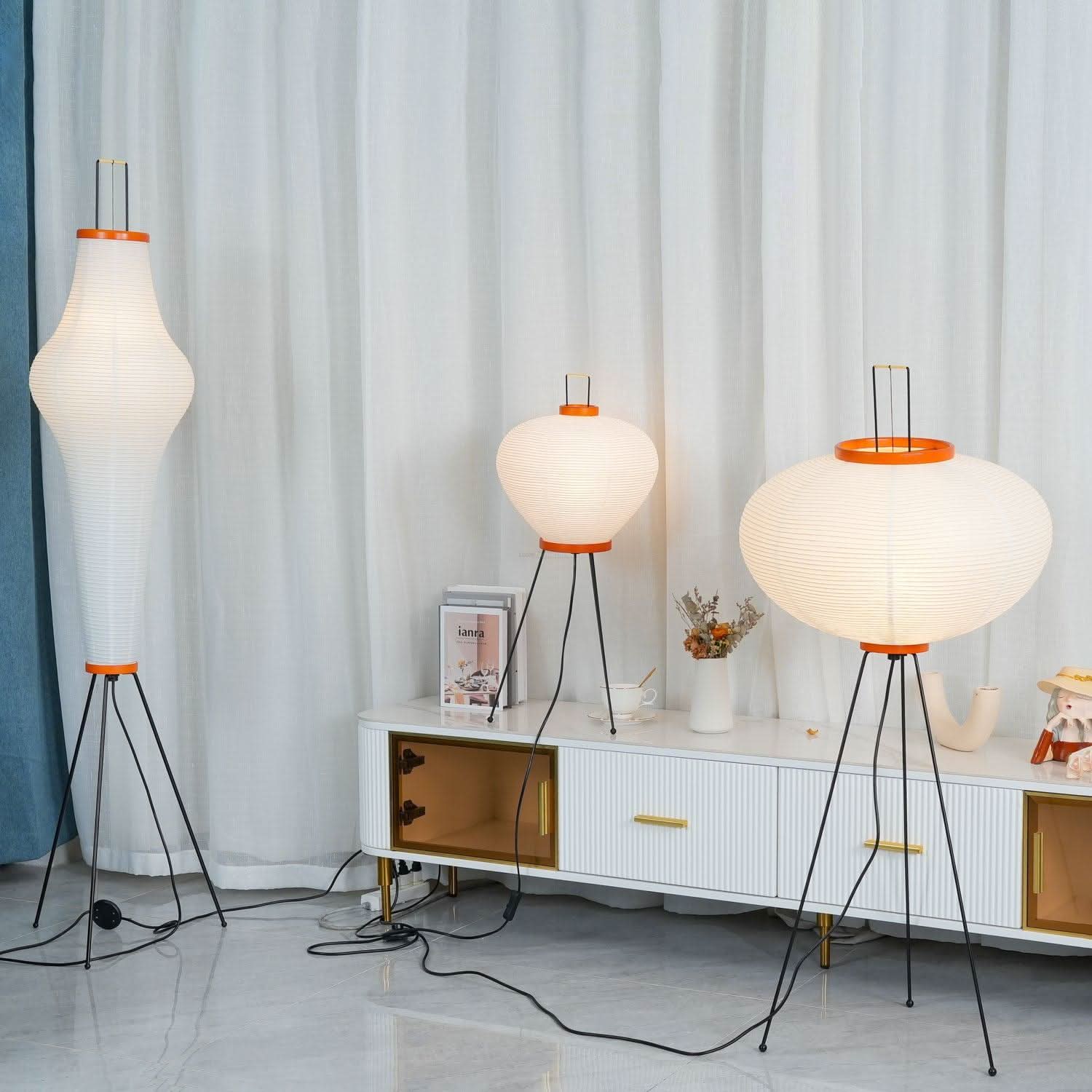Akari Paper Floor Lamp - Luxehomezone