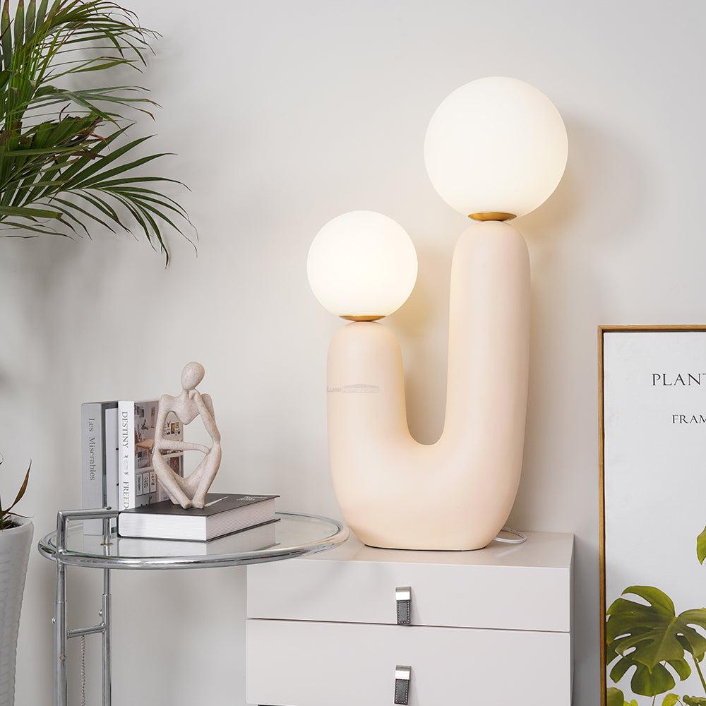 Oo Ceramics Table Lamp ∅ 22.4″ - Candy-1-Luxehomezone