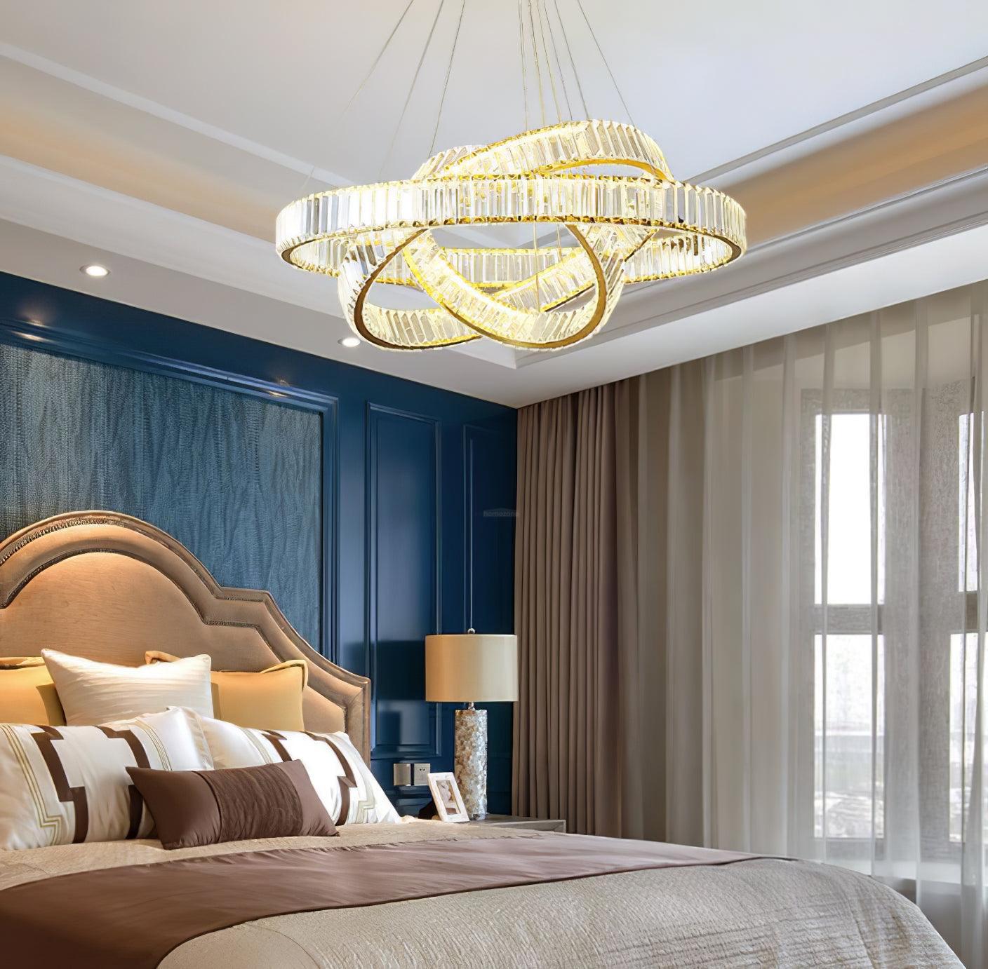 Bertolda Chandeliers ∅ 15.7″ - Crystals-1-Luxehomezone