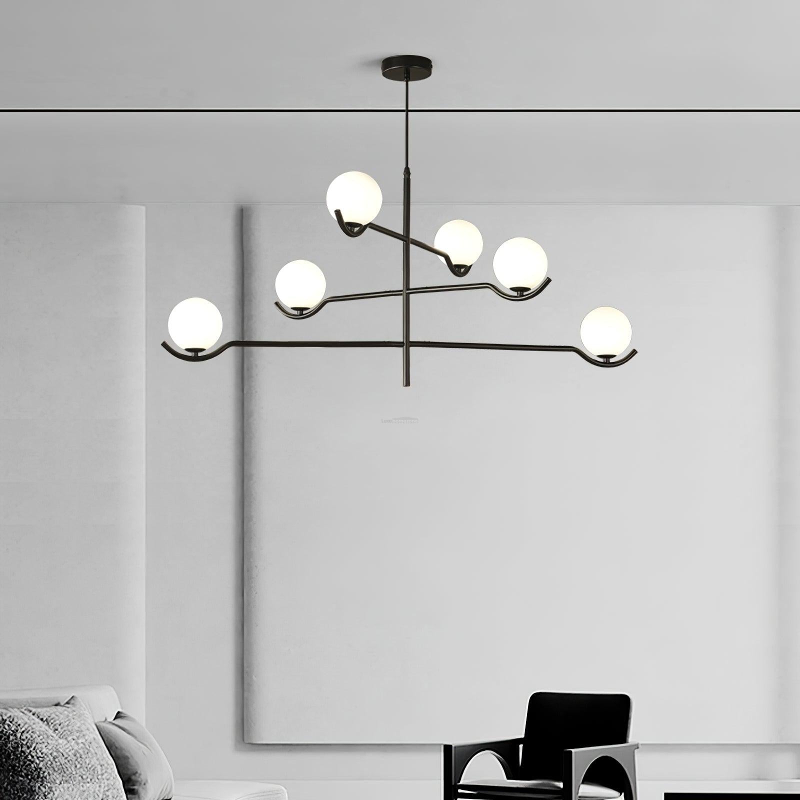 Doris Chandelier with 4/6 heads - Frown-1-Luxehomezone