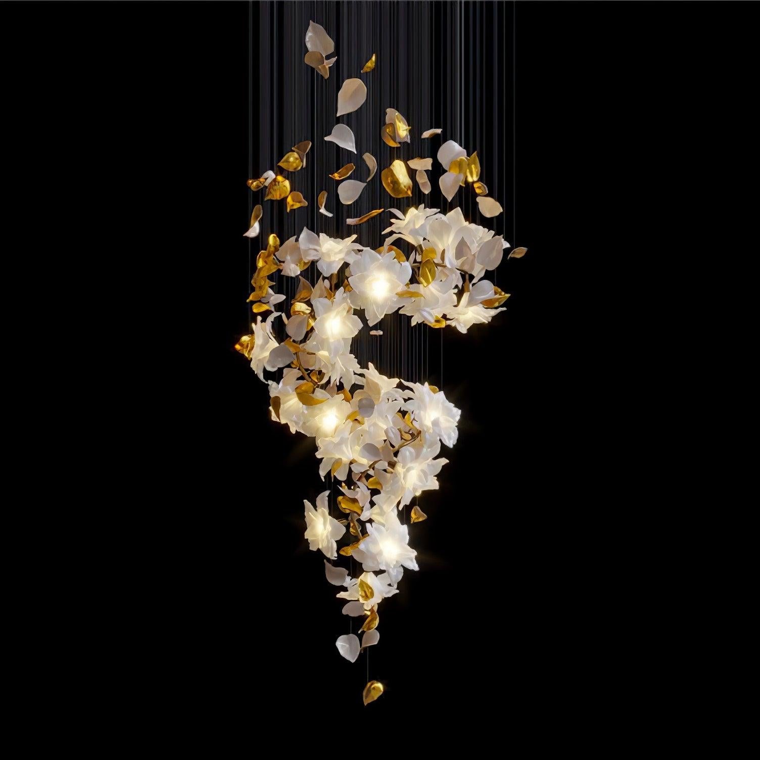 Flying Flowers Fluttering Chandelier with 6 Types - Luxehomezone