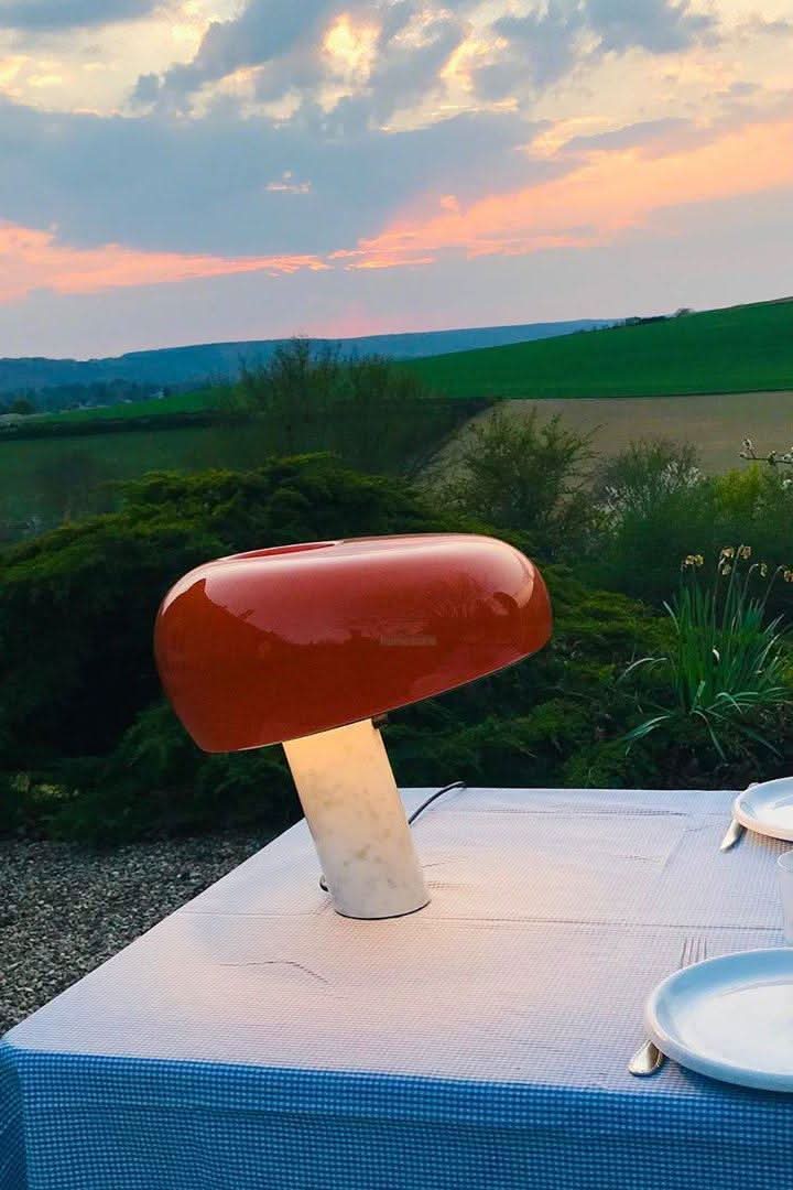 Art Marble Table Lamp ∅ 11''~15.8'' - Luxehomezone