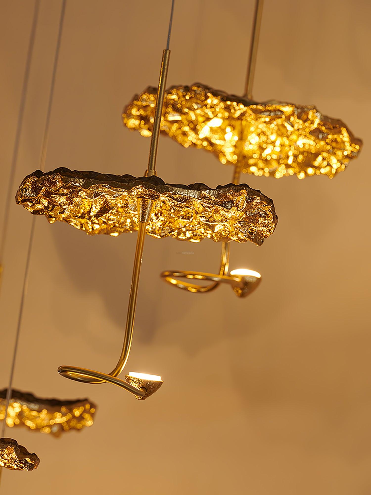 Brass Aviary Constellation Chandelier with 1/3/6/10/17/22 heads - Helia-1-Luxehomezone