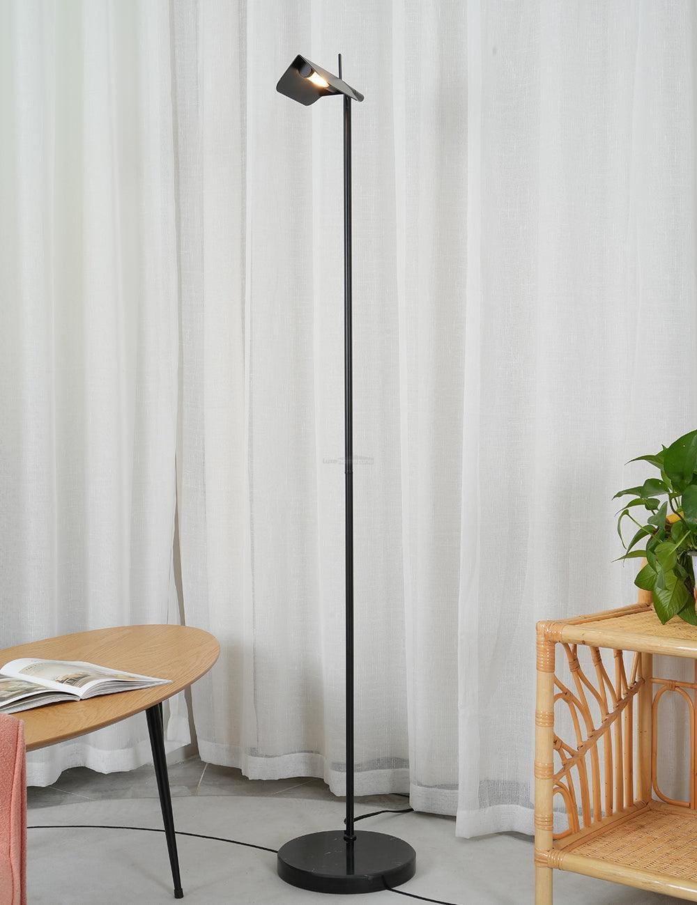 Pivot Ease Floor Lamp  ∅ 11.8″ - Industrial-1-Luxehomezone