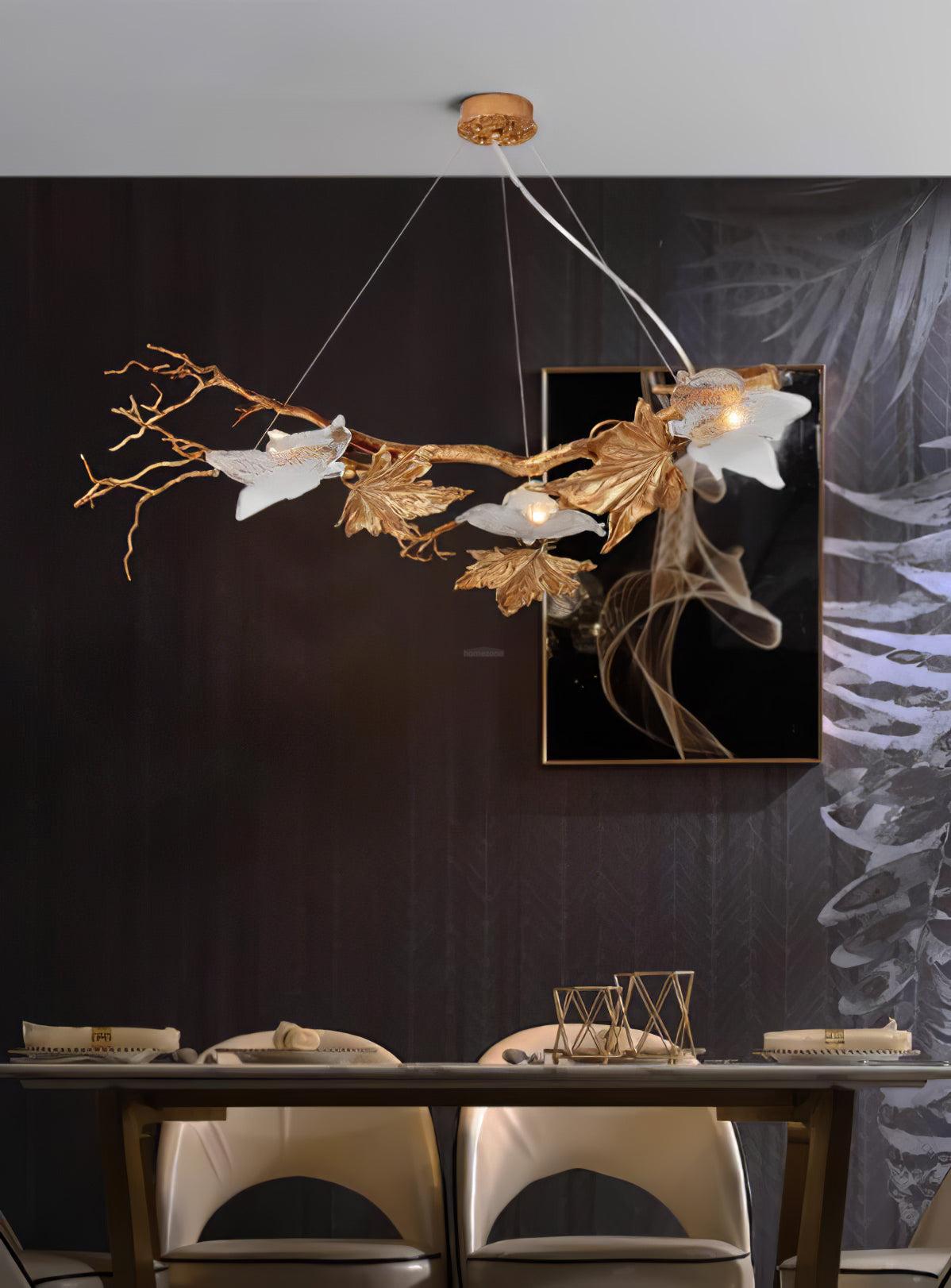 Folio Branch Type Brass Chandelier - Branch-1-Luxehomezone