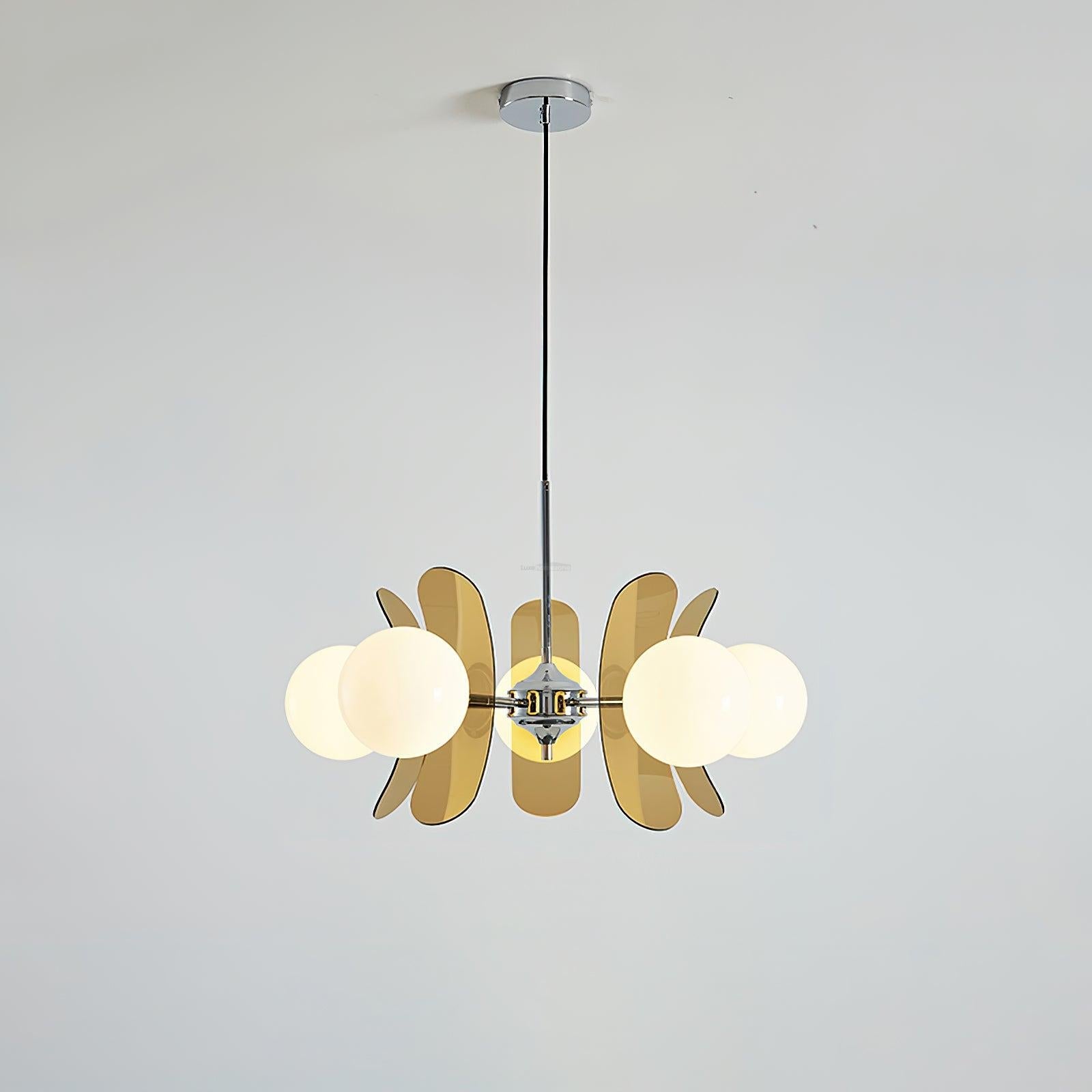 Phosphorescent Chandelier with3/5/6/8 heads - Frown, Optimized-1-Luxehomezone