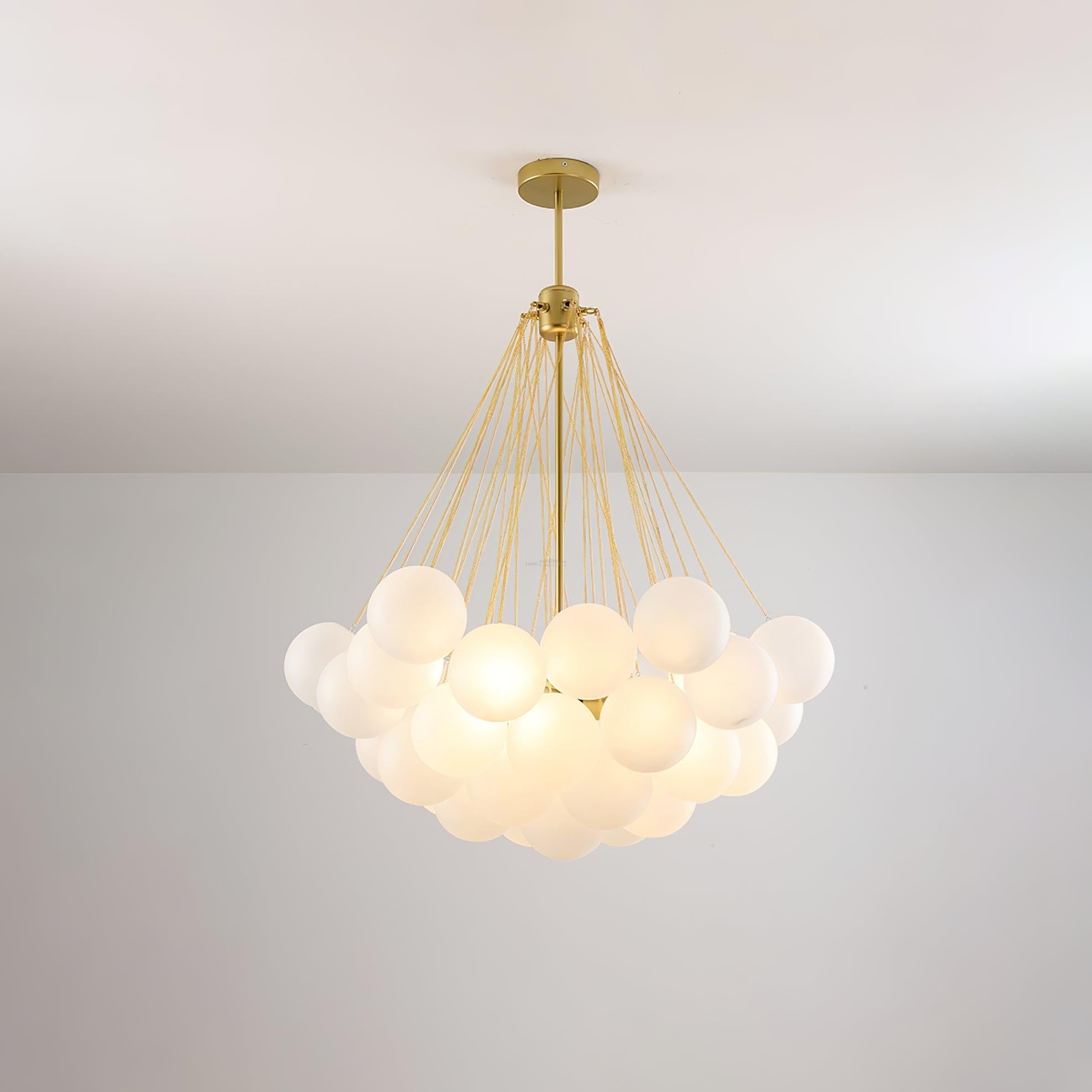 Glass Bubble Chandelier - Bend, chandeliers-1-Luxehomezone