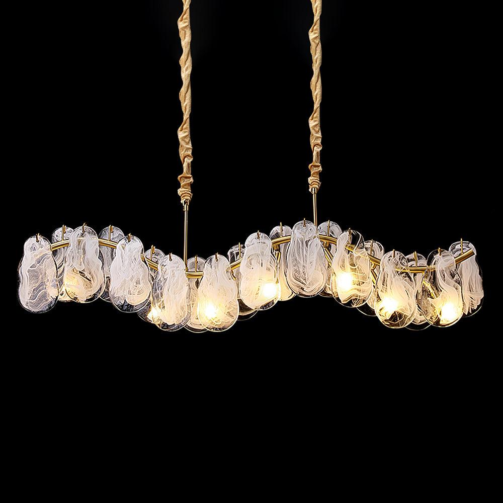 Mahina Cloud Round/Linear Chandelier - Cylinder-1-Luxehomezone