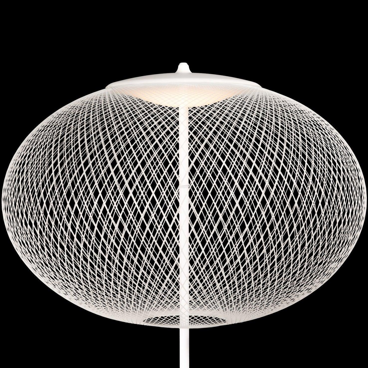 Metallic Meshwork Floor Lamp  ∅ 19.7″ - Metallic Meshwork-1-Luxehomezone