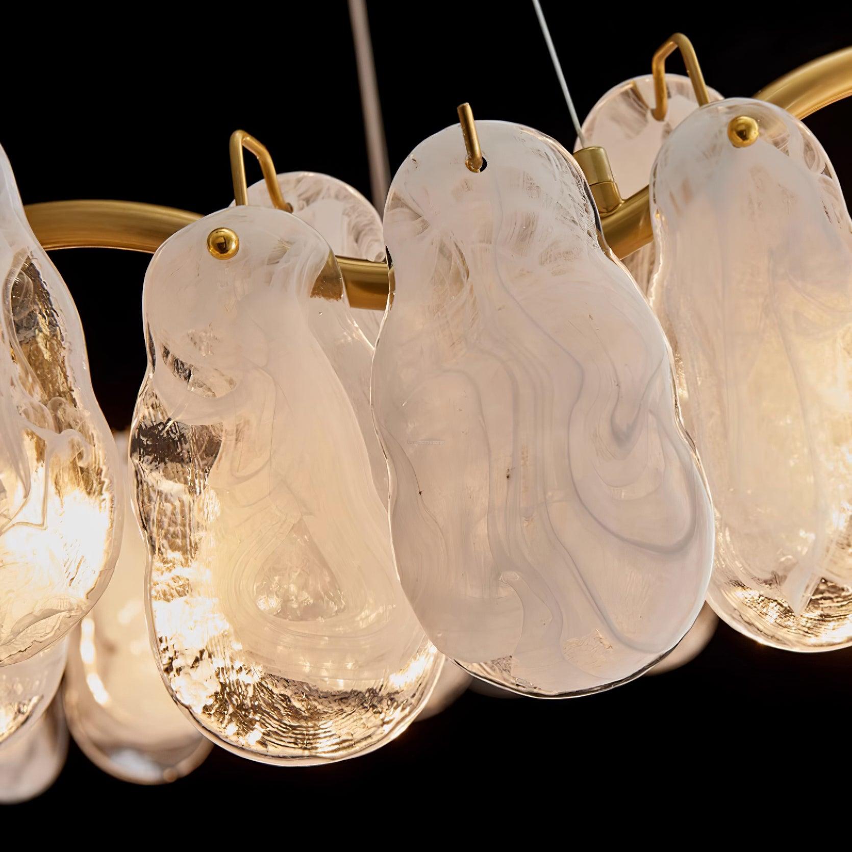 Mahina Cloud Round/Linear Chandelier - Cylinder-1-Luxehomezone