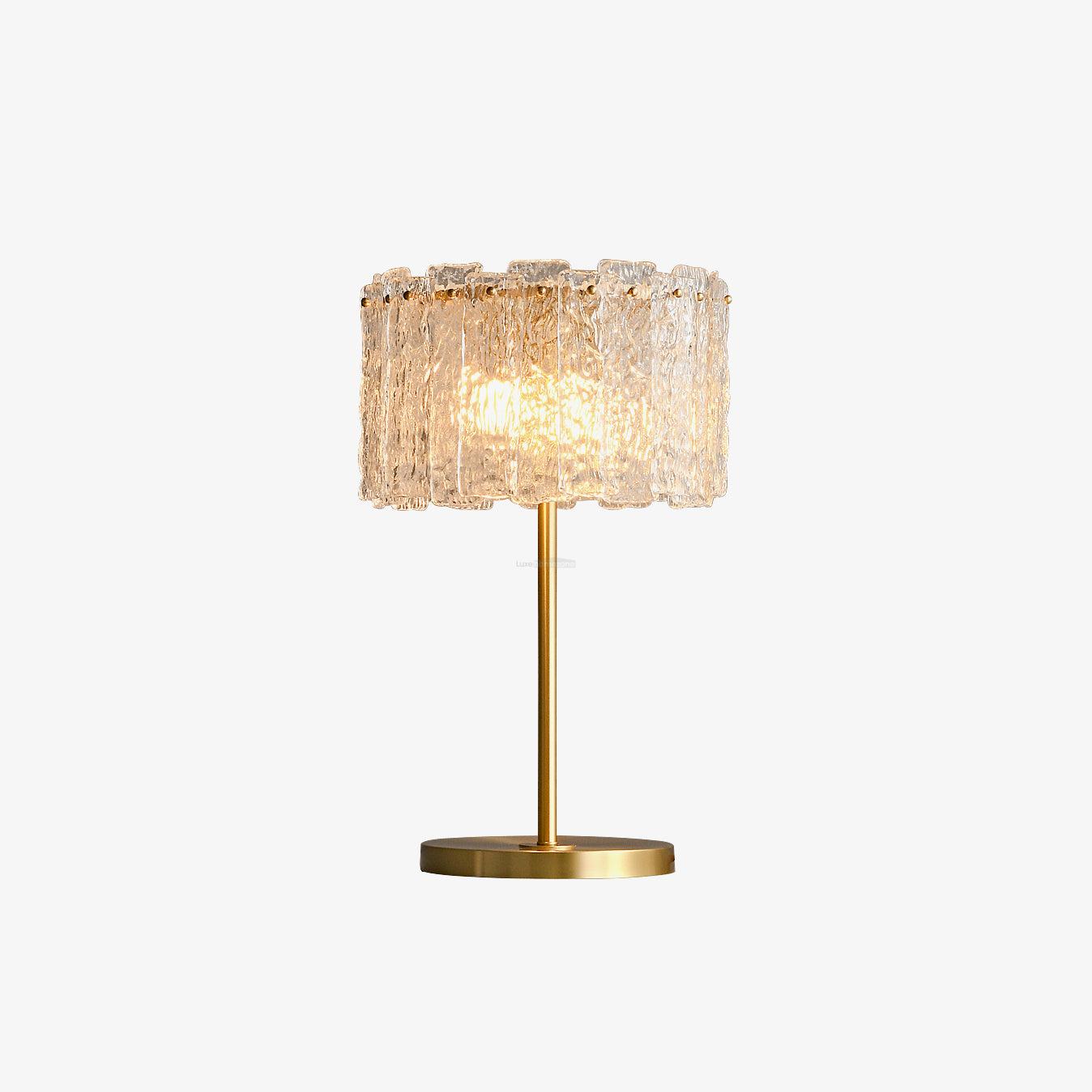 Skylar Table Lamp ∅ 13.7″ - Frosted-1-Luxehomezone