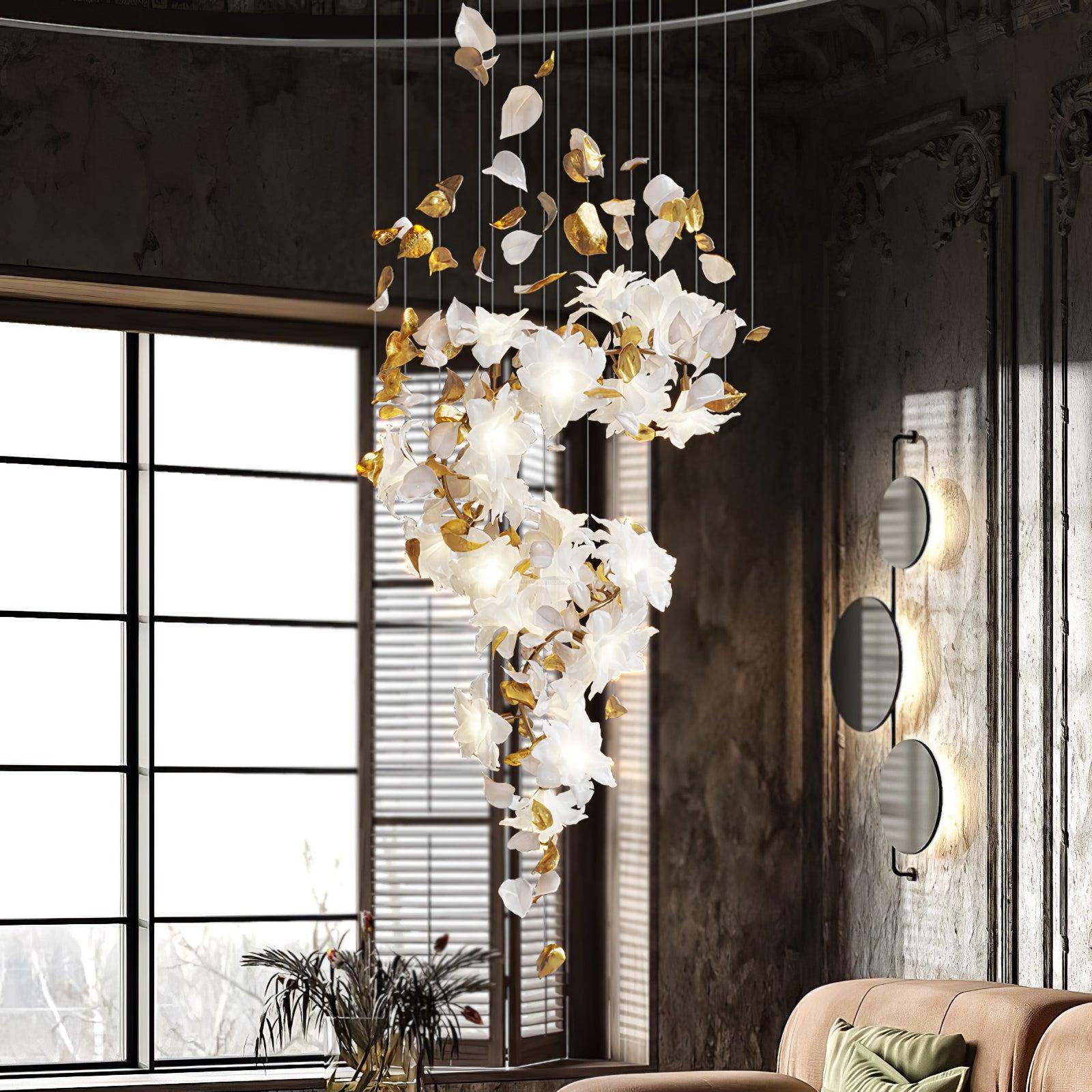 Flying Flowers Fluttering Chandelier with 6 Types - Luxehomezone