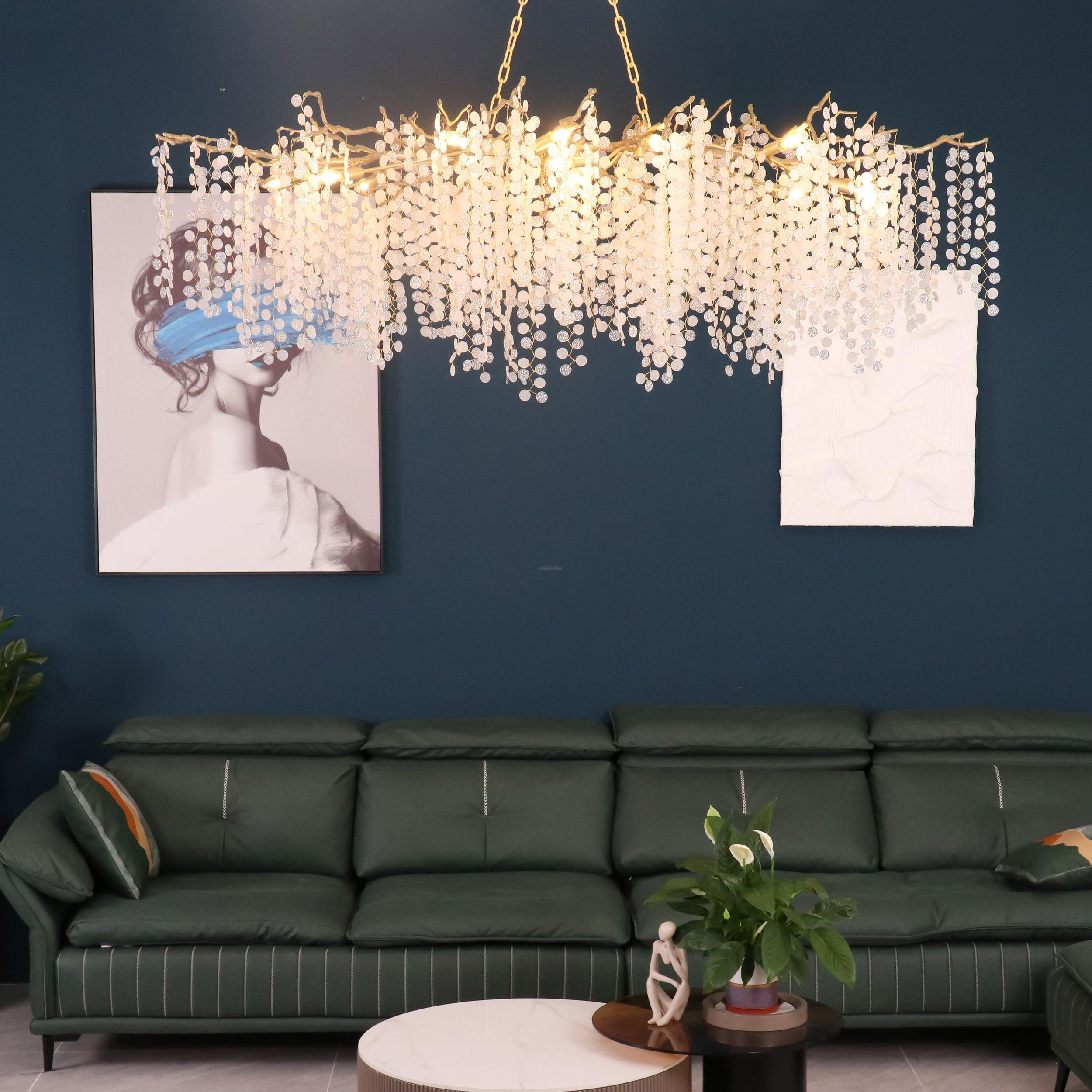 Shiro Noda Crystal Type Chandelier - Branch-1-Luxehomezone