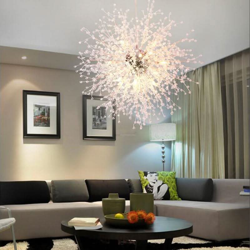 Crystal Dandelion Chandelier with 9/12/16 heads - Luxehomezone