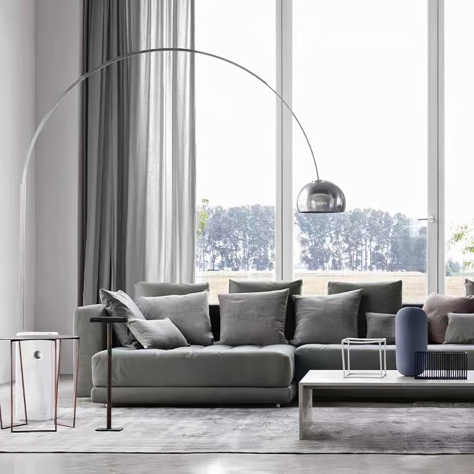 Arco Floor Light - Alabaster-1-Luxehomezone