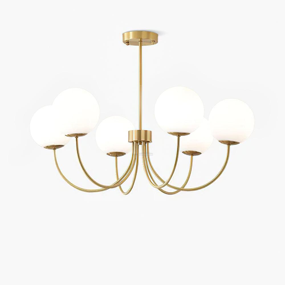 Orillia Chandelier with 6/8 heads - Bend, Marshmallow Chandelier-1-Luxehomezone