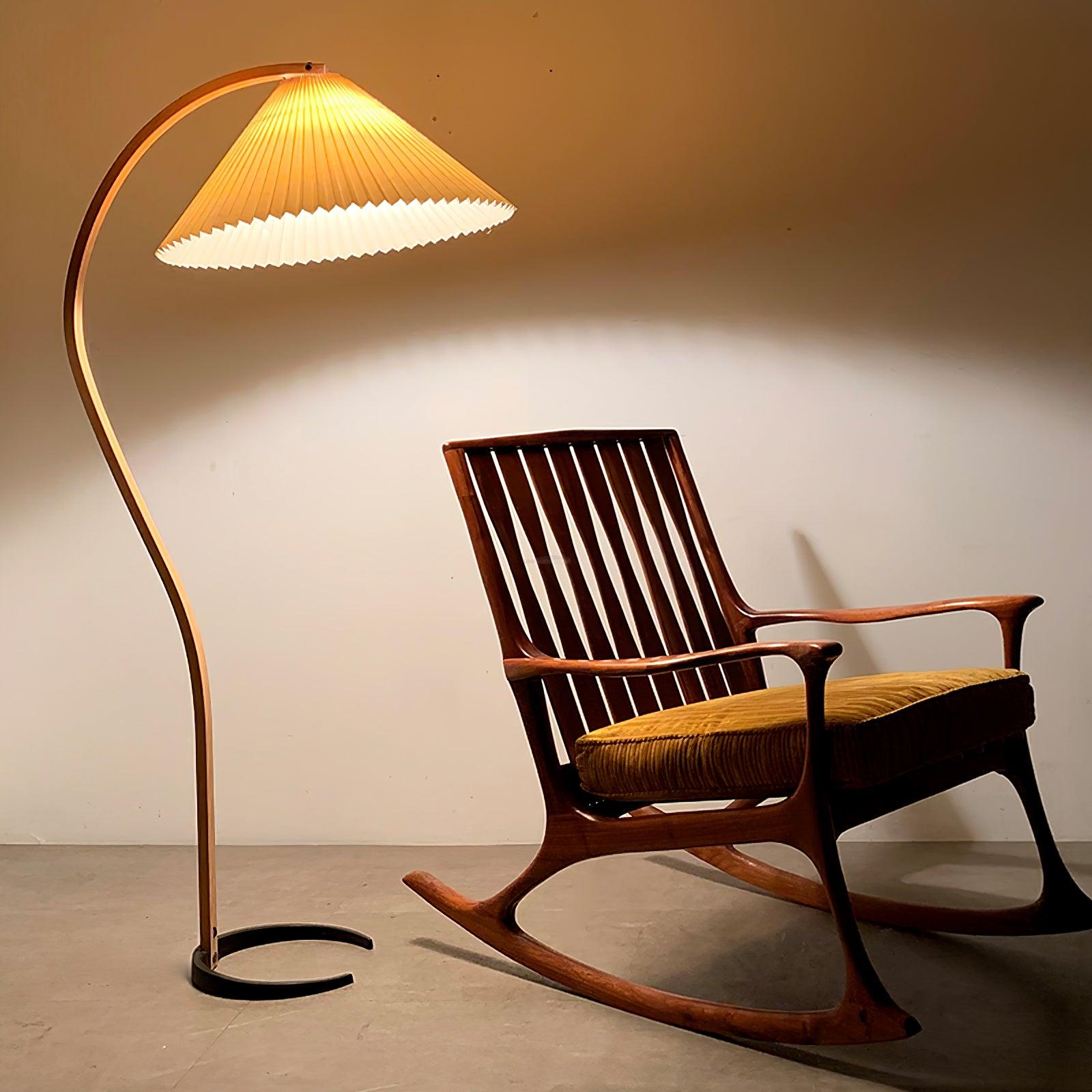 Caprany Floor Lamp - Drapery-1-Luxehomezone